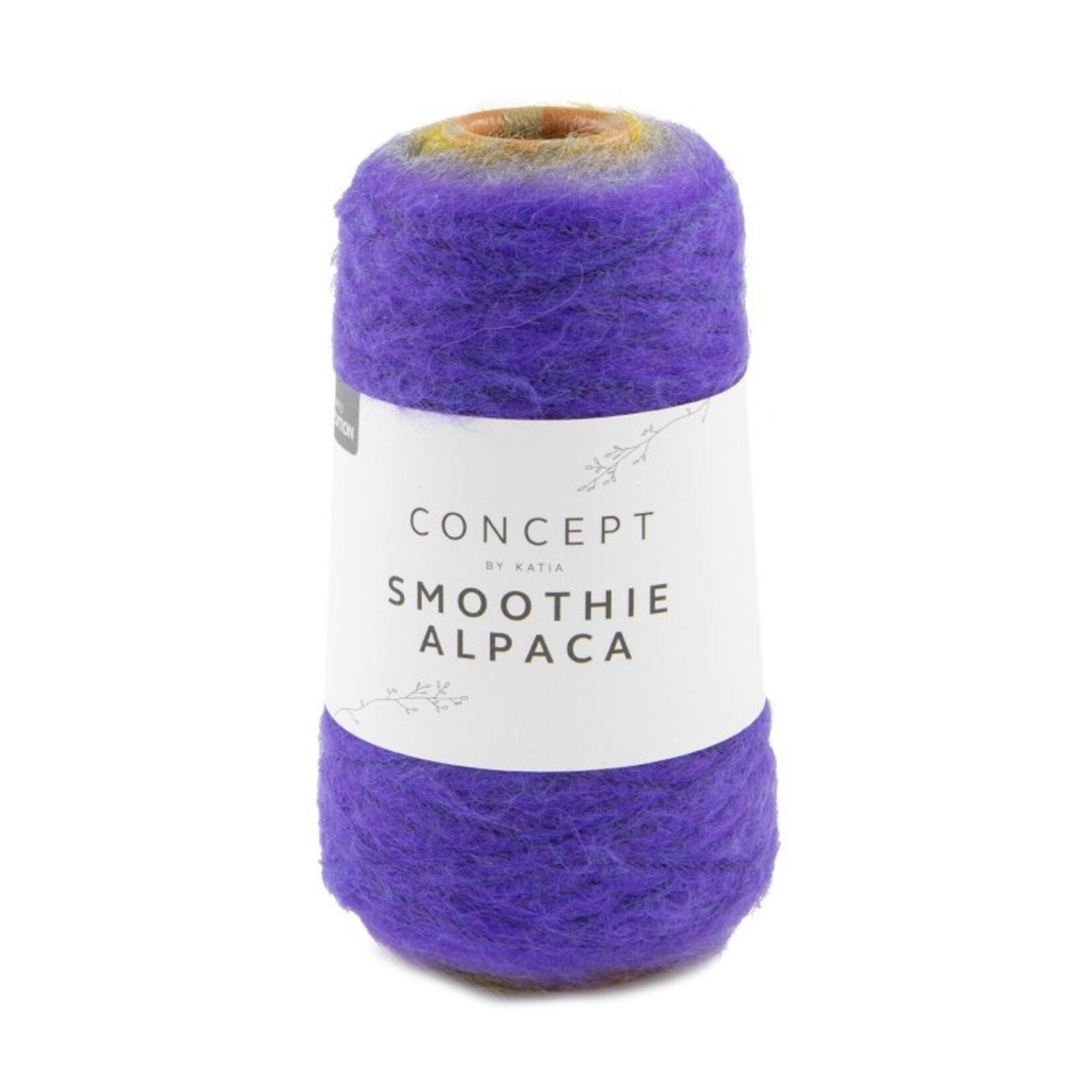 Katia Smoothie Alpaca 303 Lila-Grijs-Geel