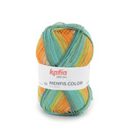 Katia Menfis Color 124  Turquoise-Oranje-Groen
