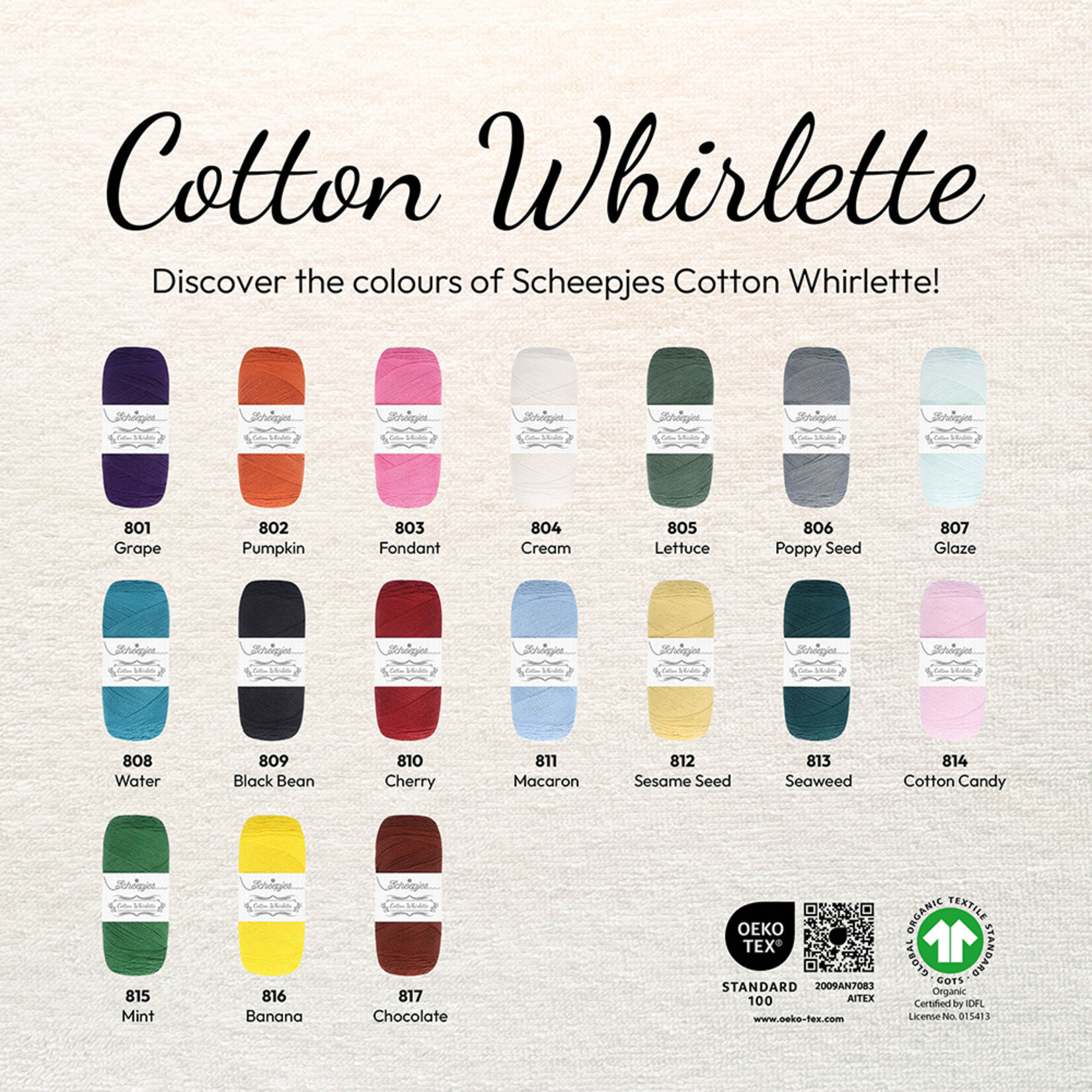 Scheepjes Cotton Whirlette 802 Pumpkin