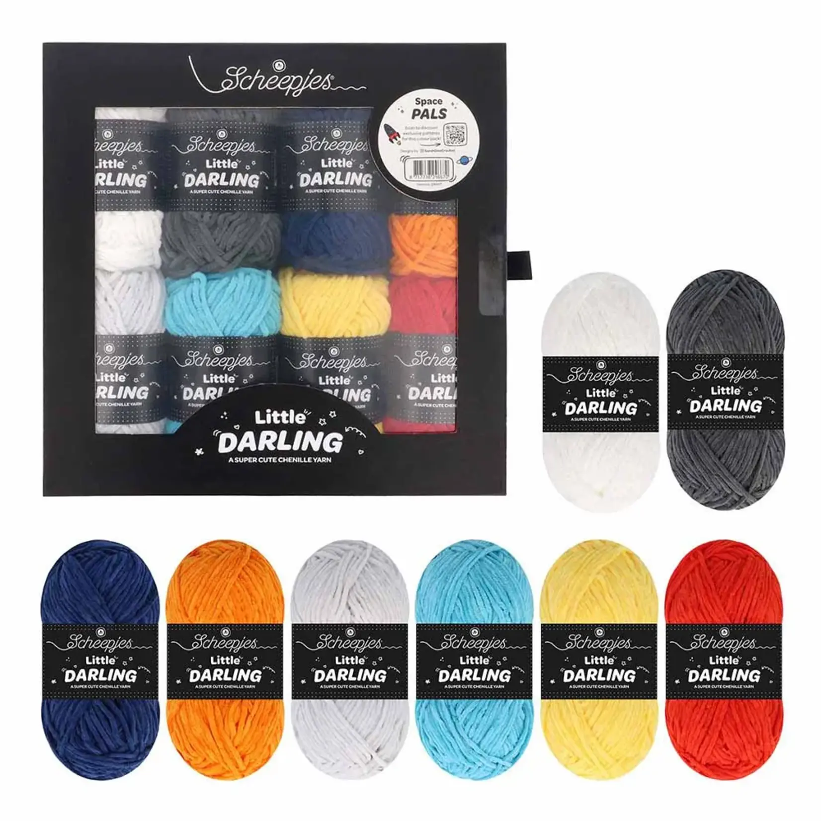 Scheepjes Little Darling colour pack 8x25g Space Pals