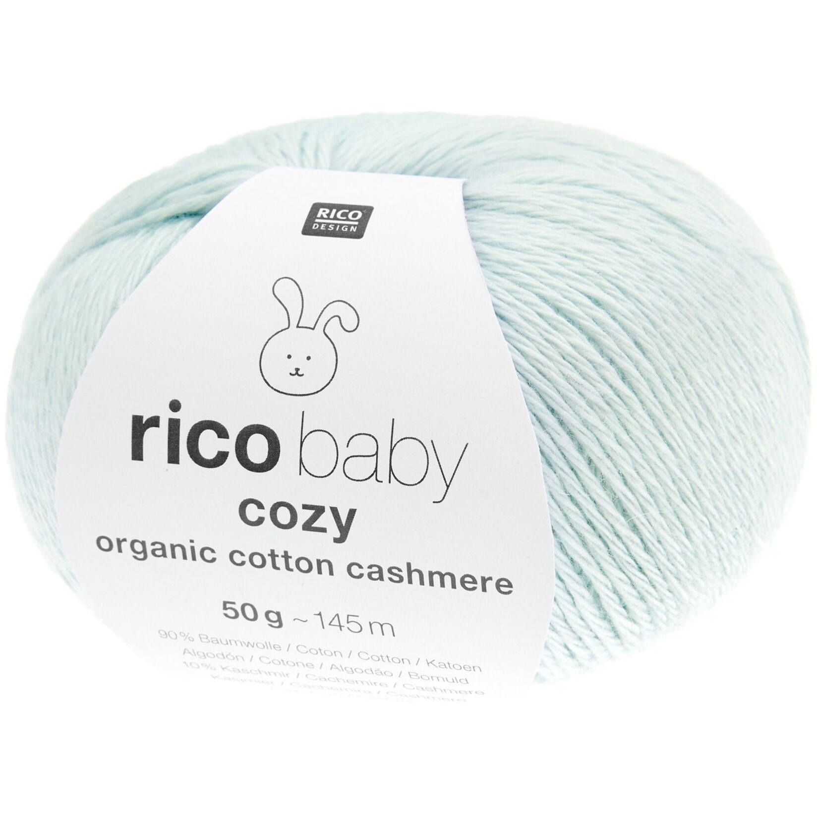 Rico Baby Cozy Organic Cotton Cashmere 7 Lichtblauw