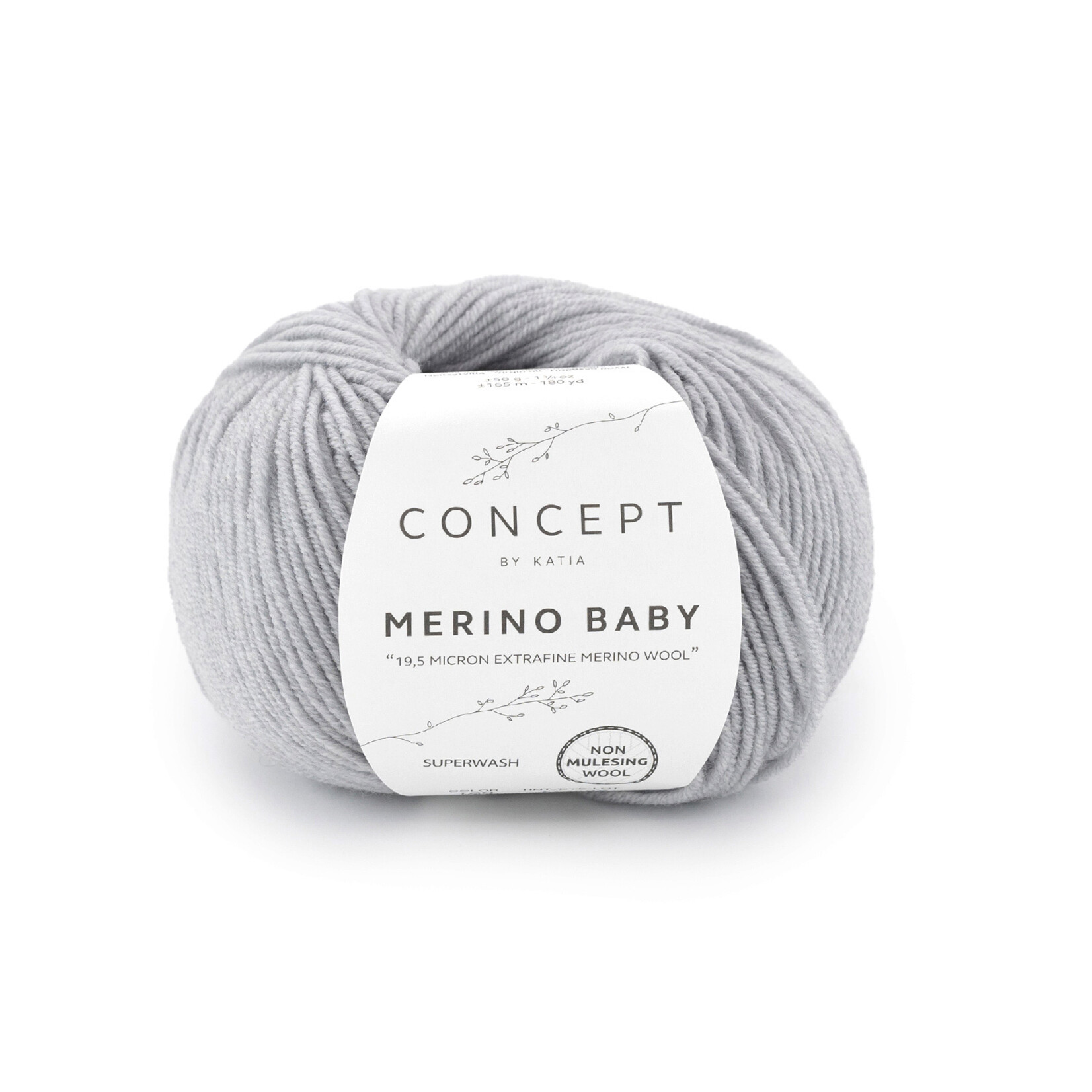 Katia Merino Baby 160 Lichtgrijs