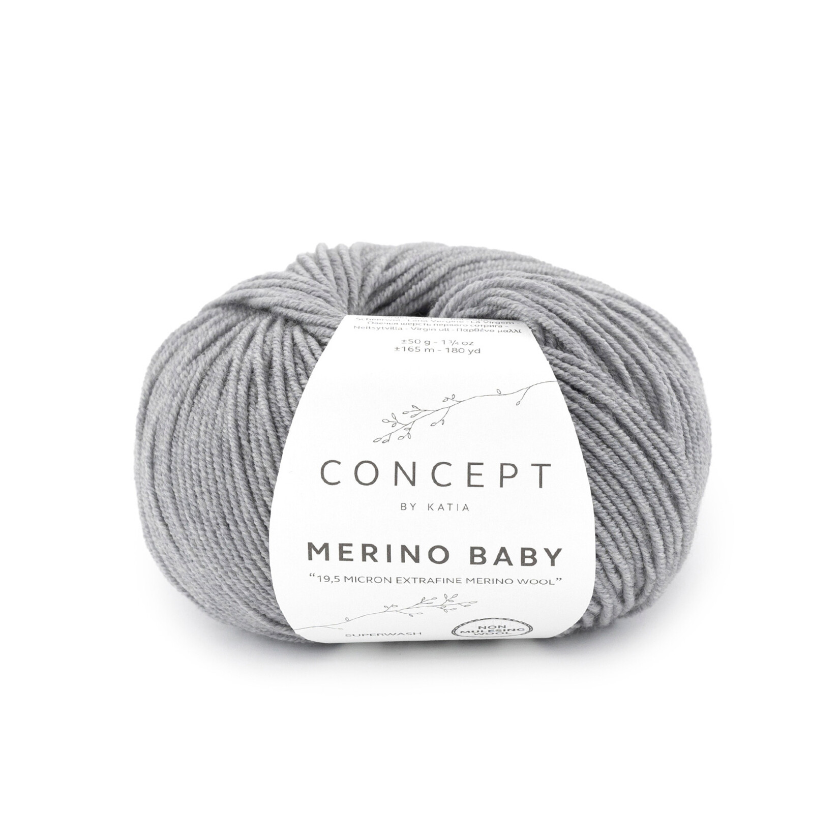 Katia Merino Baby 161 Grijs