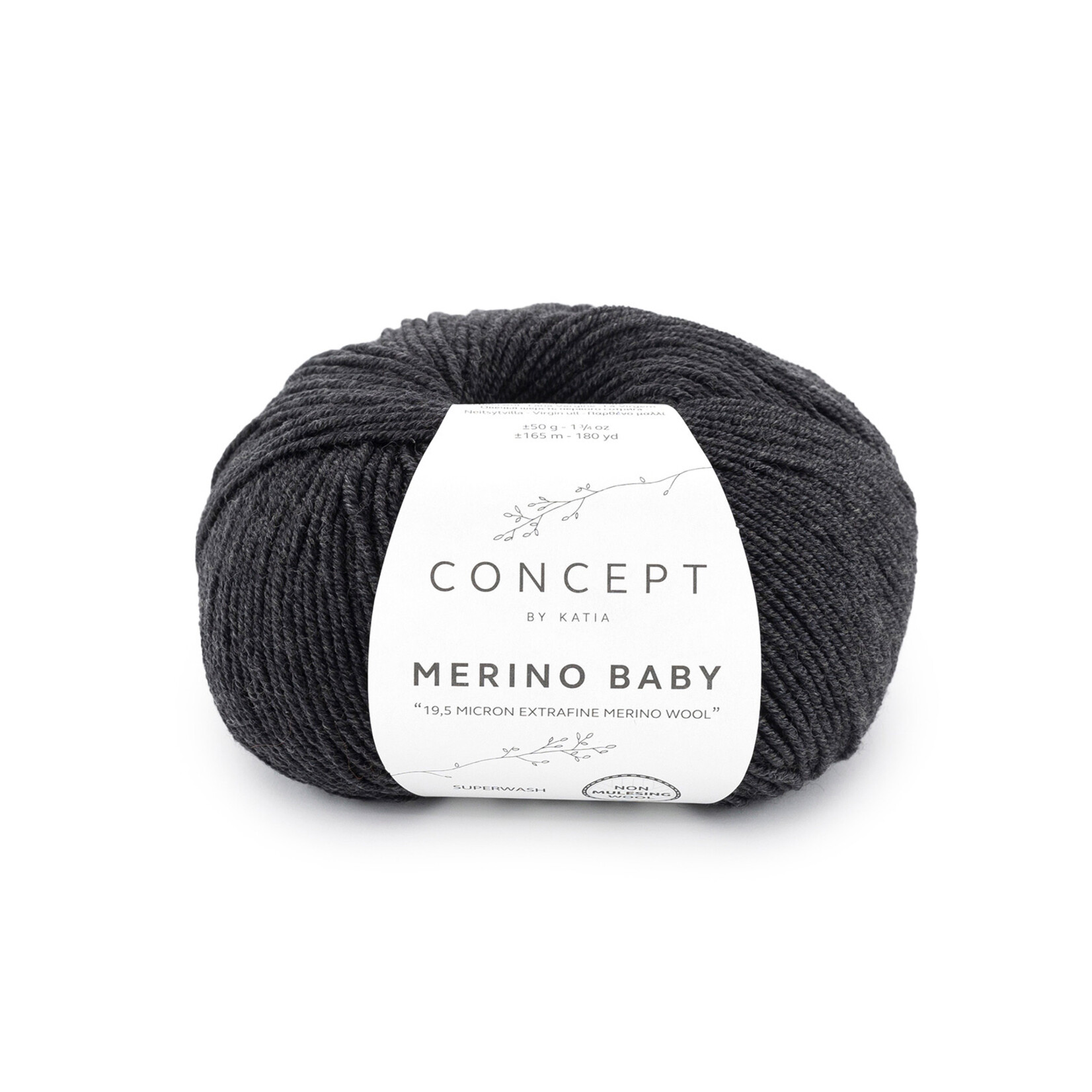 Katia Merino Baby 162 Donkergrijs