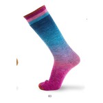 Katia Degradé Symmetric Socks 83 Bruin-Kauwgom roze-Blauw