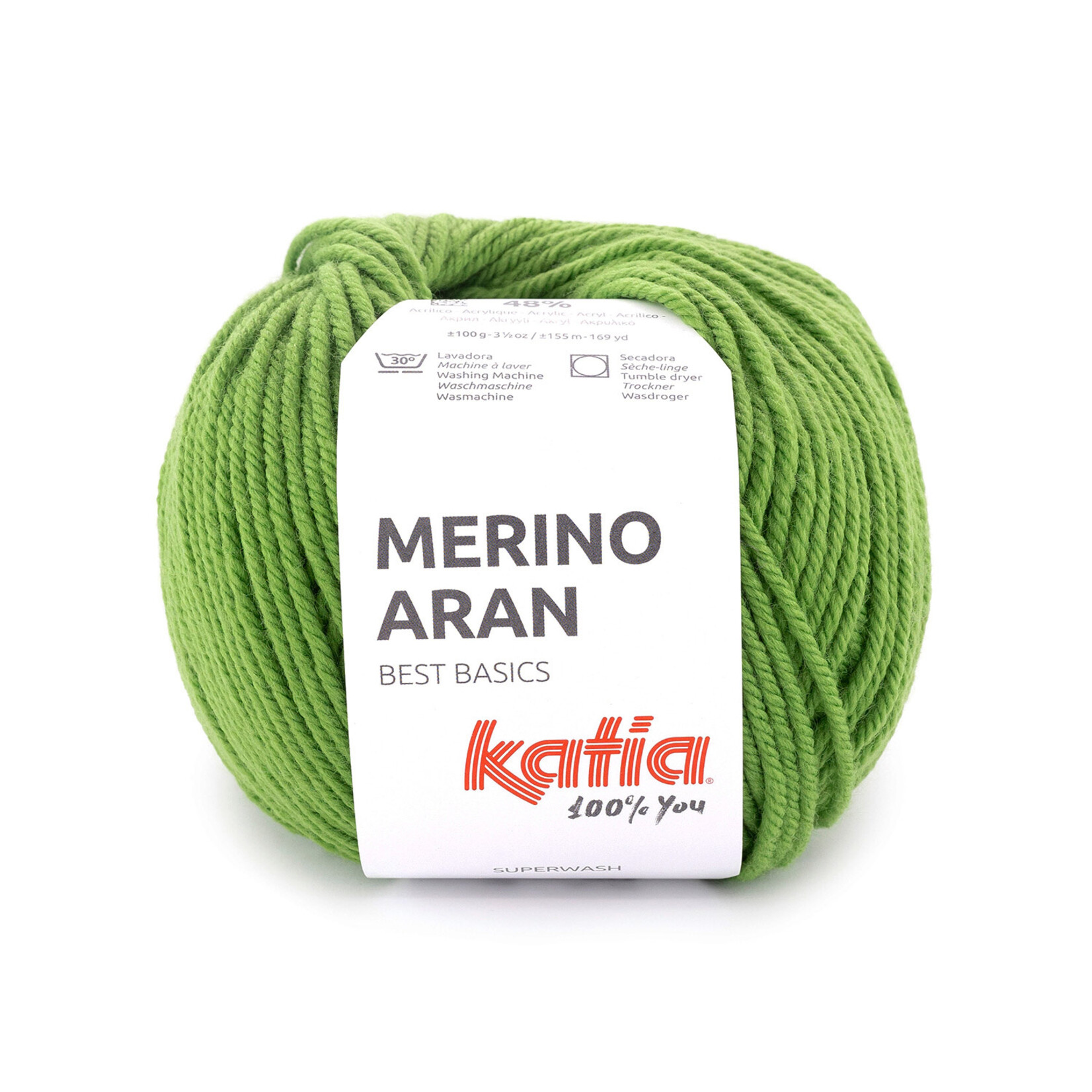 Katia Merino Aran 109 Grasgroen