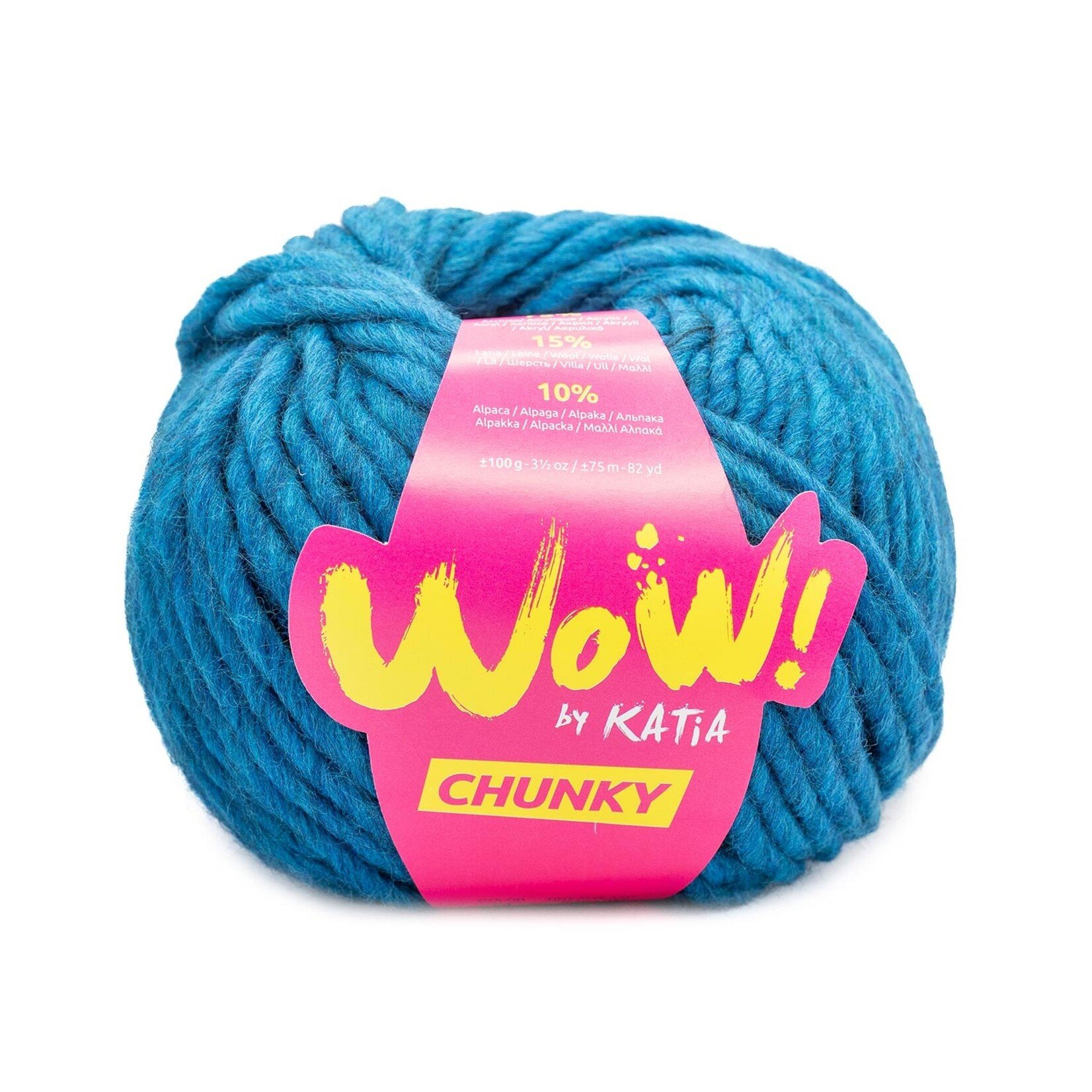 Katia WOW Chunky 74 Eendblauw