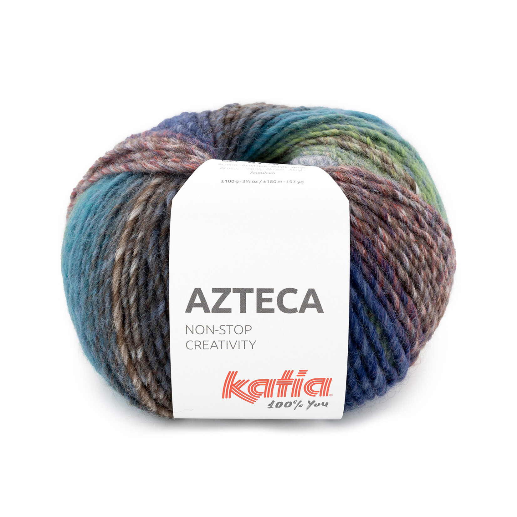 Katia Azteca 7895  Blauw-Groen-Rood