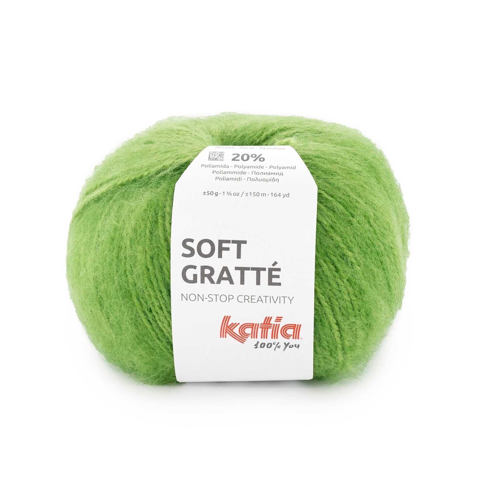 Katia Soft Gratté 94 Grasgroen