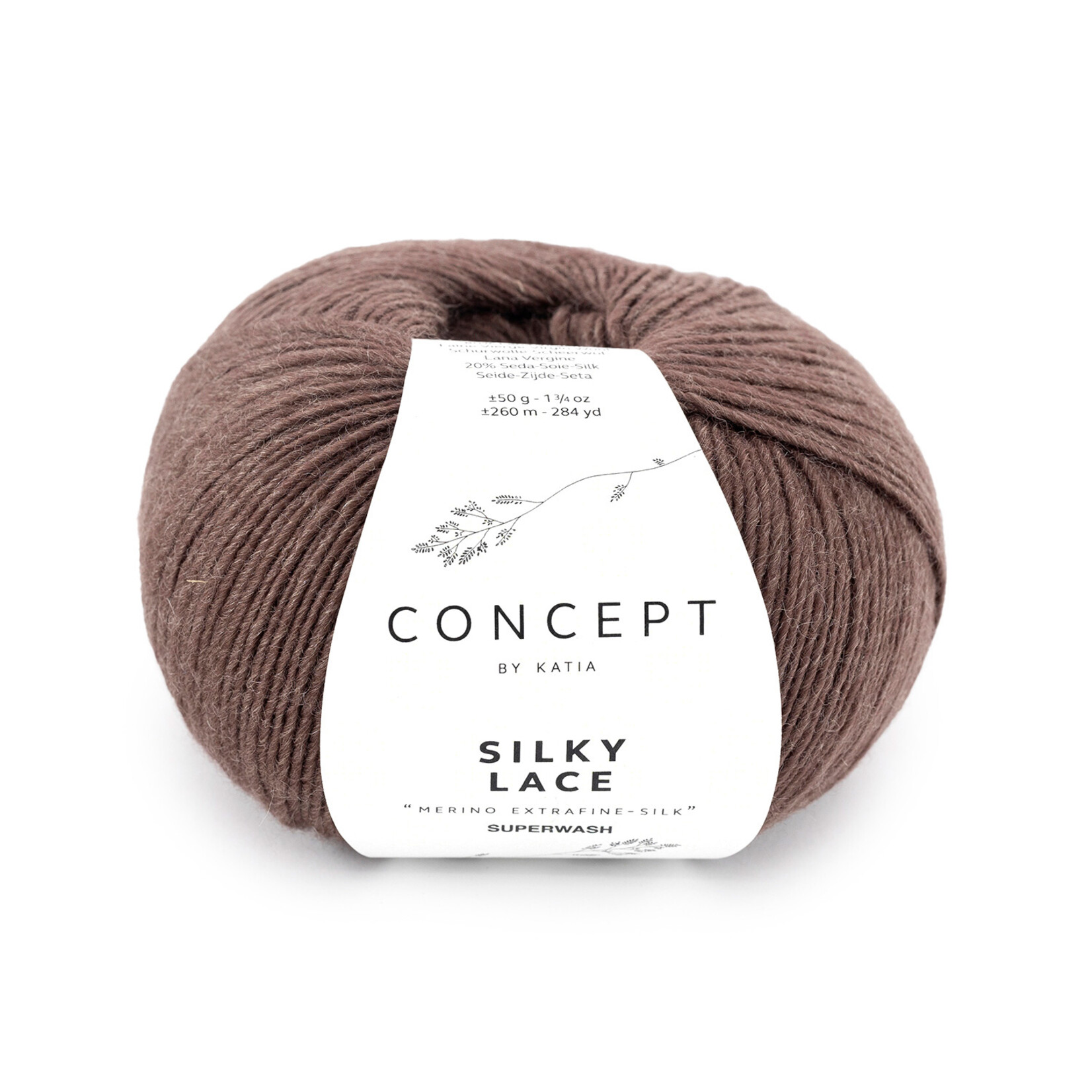 Katia Silky Lace 192 Chocoladebruin