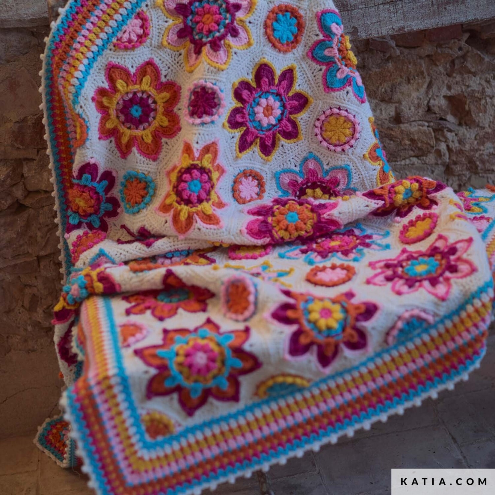 Katia Flowers Forever CAL Kit BASIC MERINO