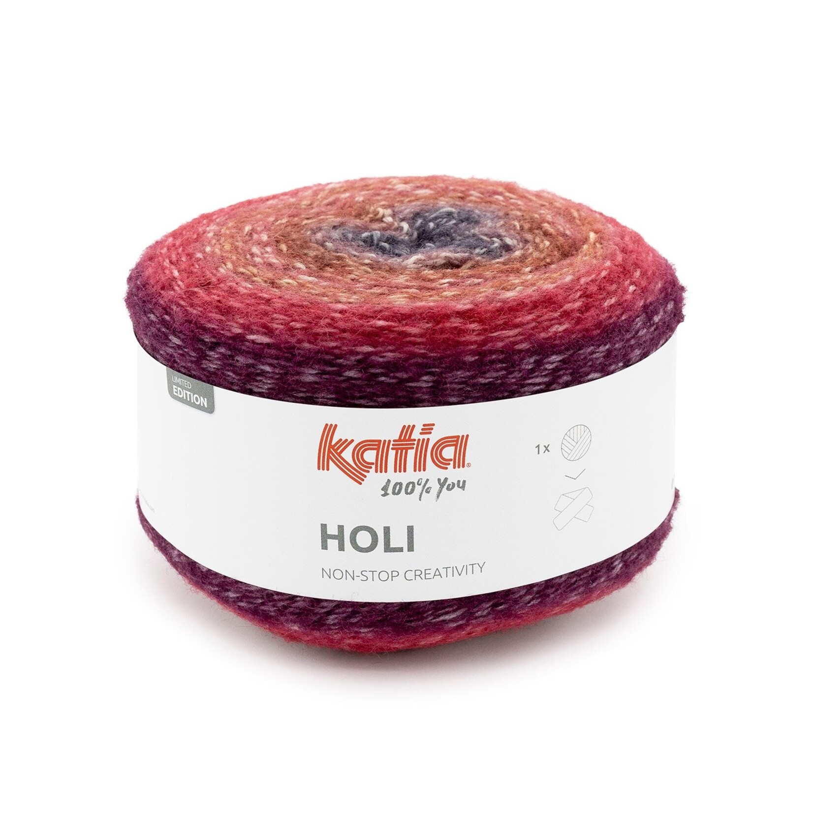 Katia Holi 502 Rood-Roestbruin-Zwart