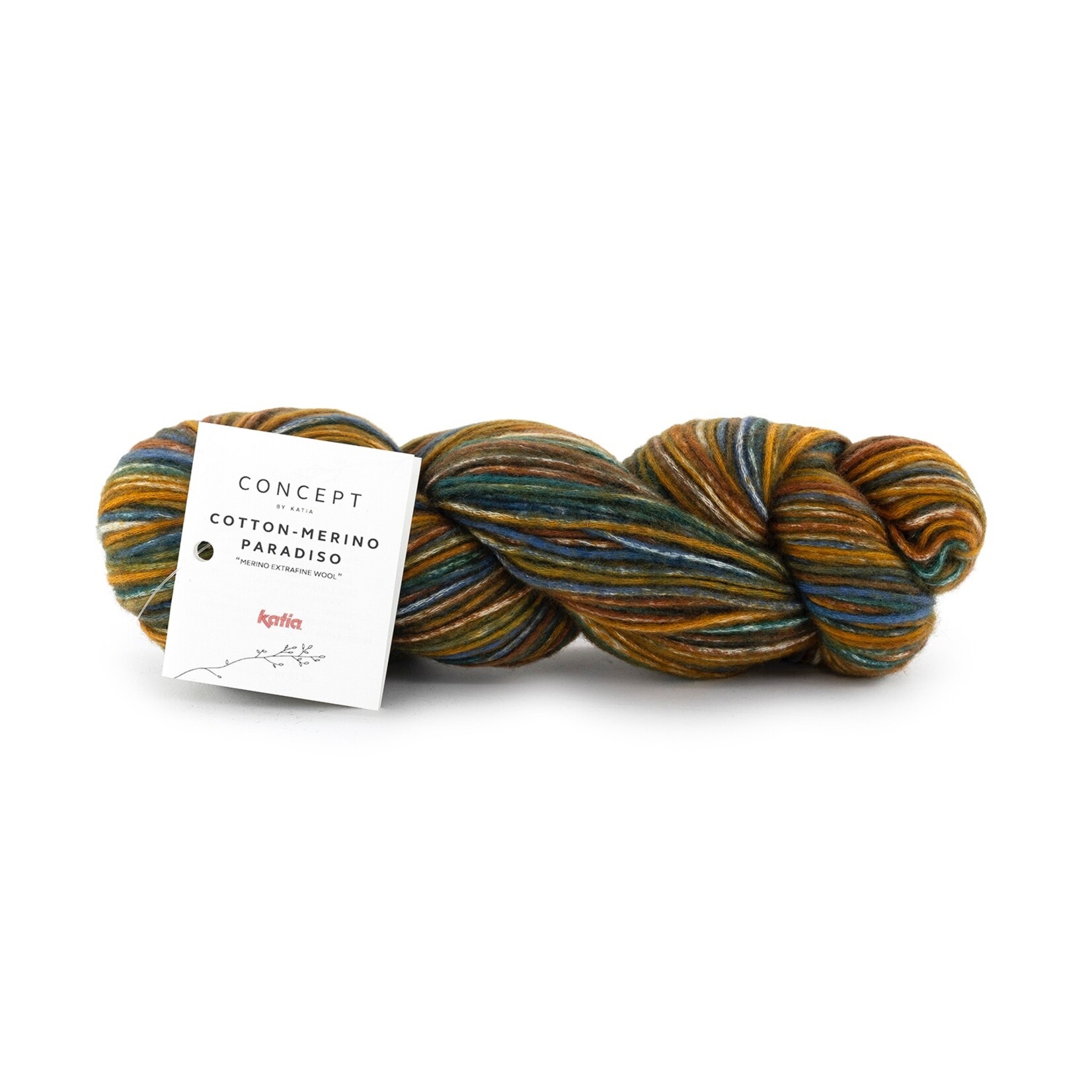 Katia Cotton Merino Paradiso 302 Olieverf-Roest-Oker