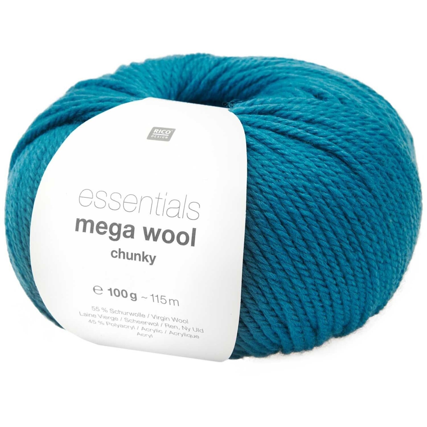 Rico Mega Wool Chunky 30 Turquoise