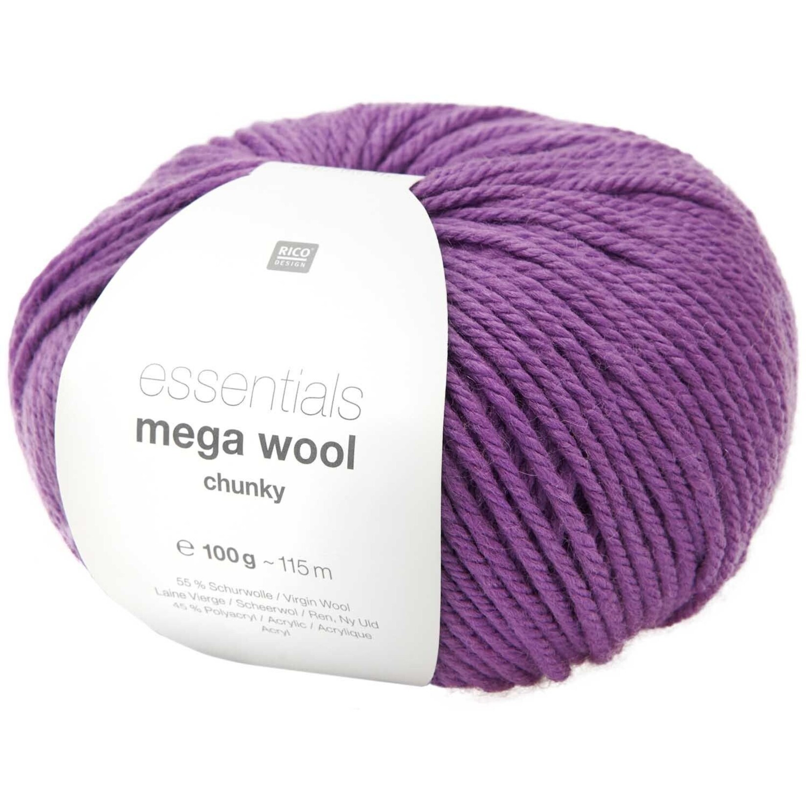 Rico Mega Wool Chunky 31 Purple
