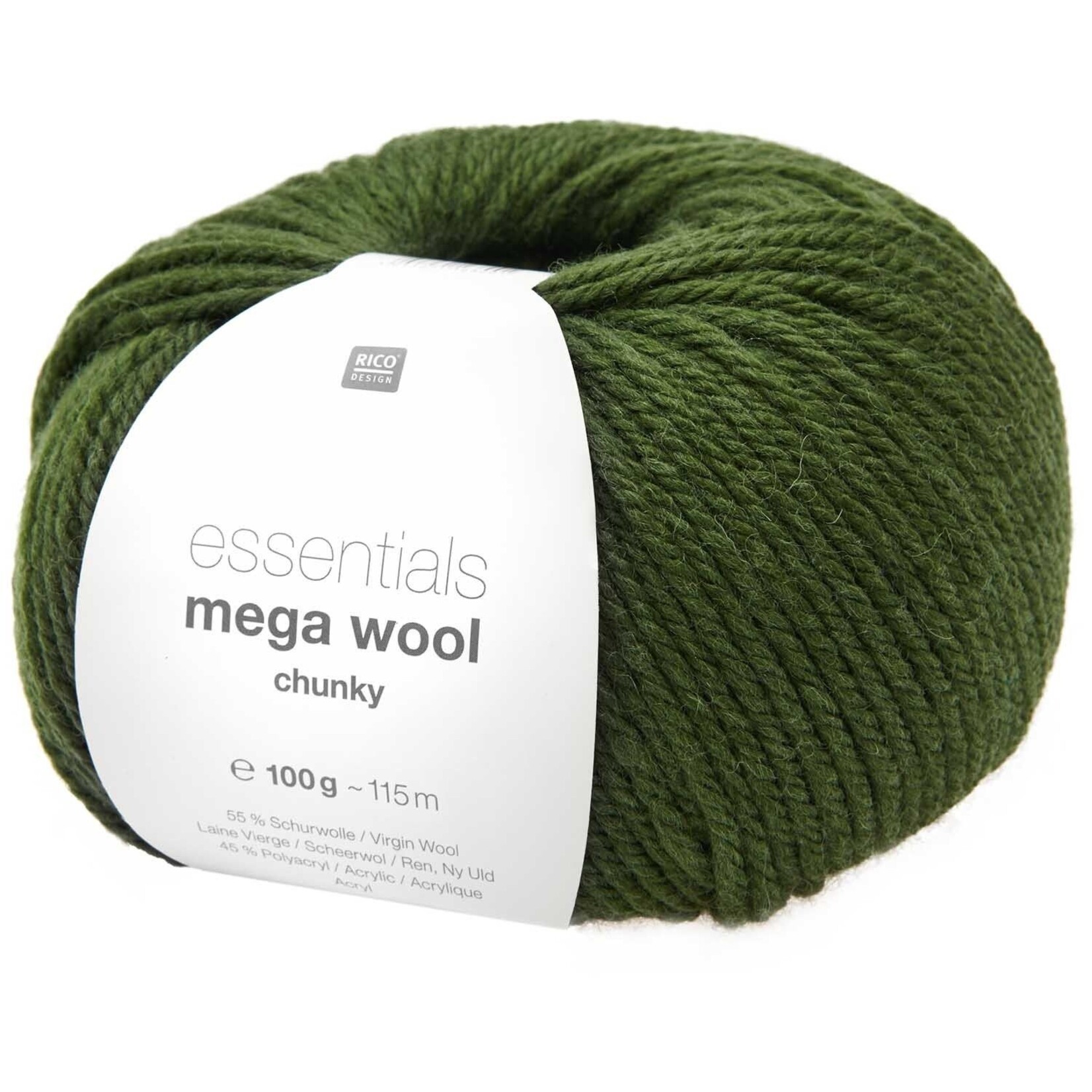 Rico Mega Wool Chunky 32 Moss