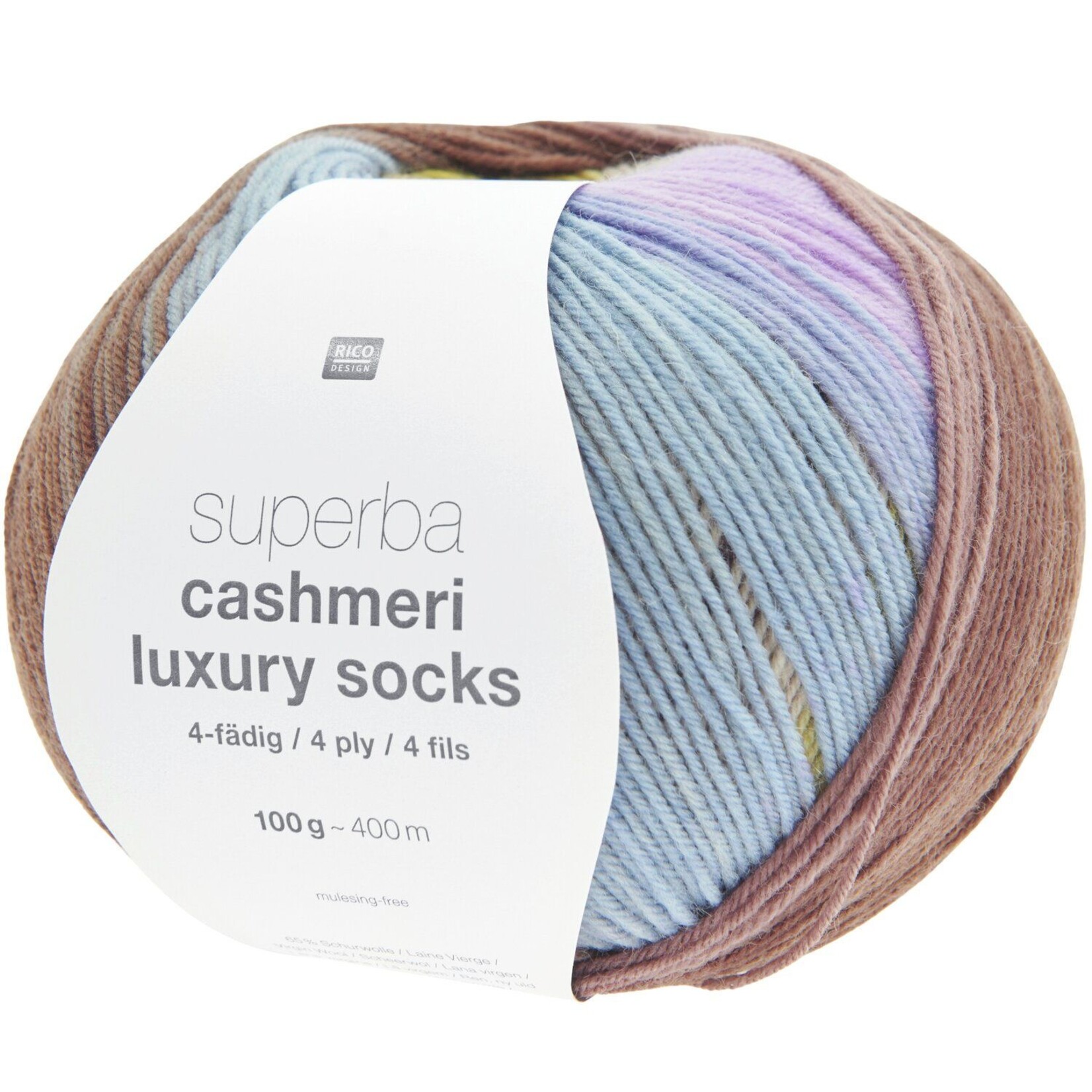 Rico Cashmeri Luxury Socks 38 Autumn Shades