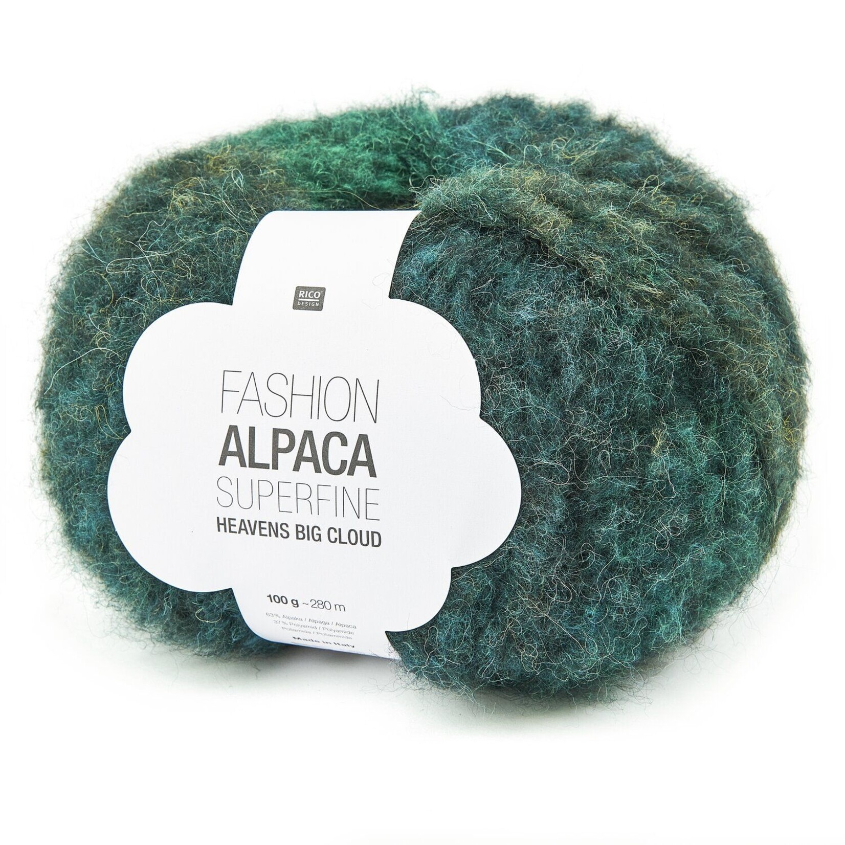 Rico Alpaca Superfine Heavens Big Cloud 10 Green Forest