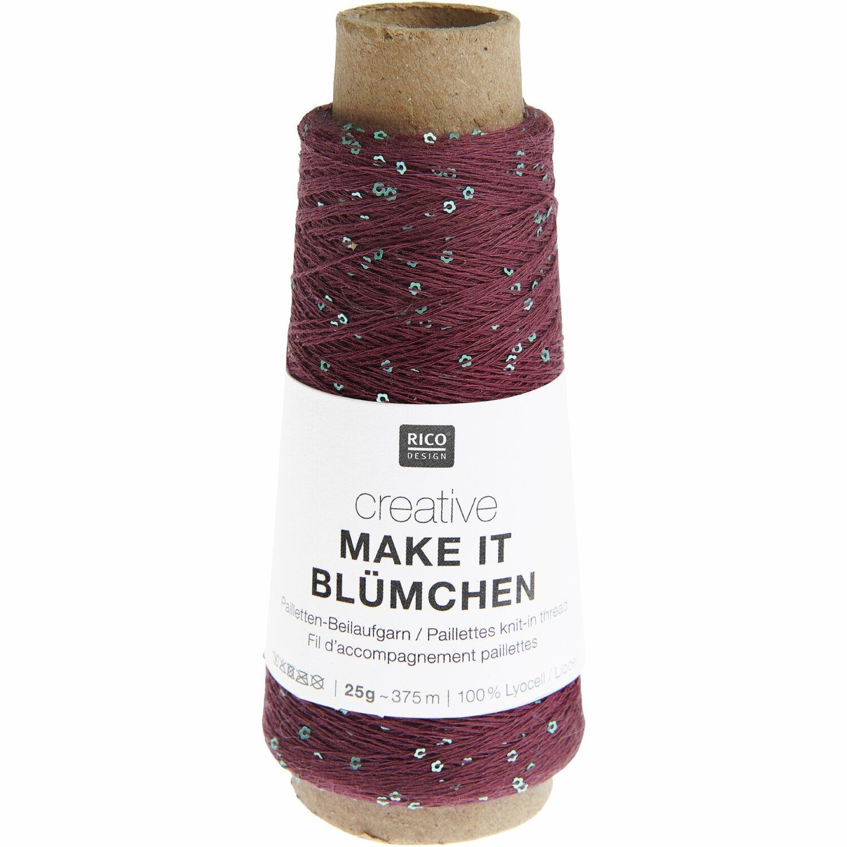 Rico Make it Blümchen 16 Burgundy