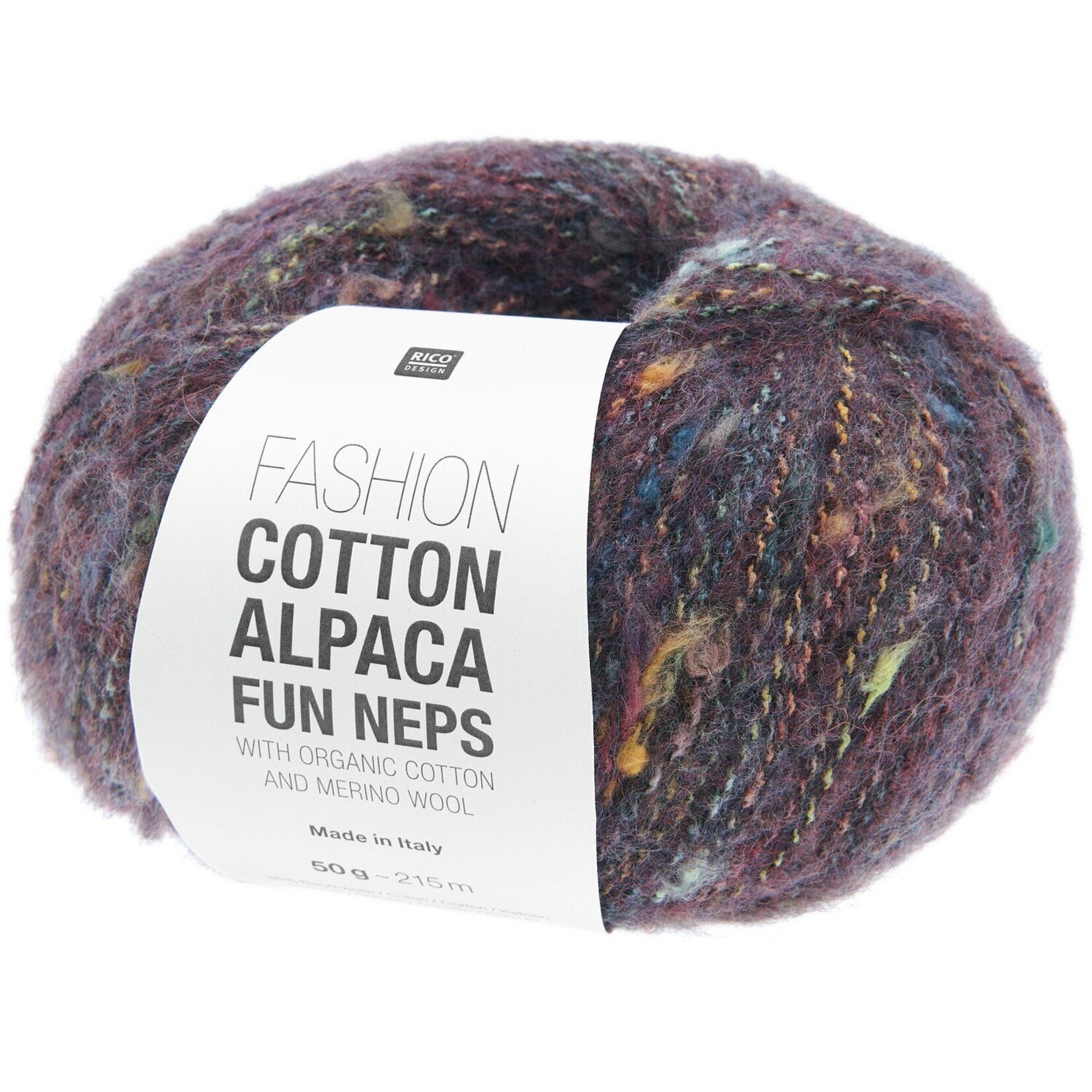 Rico Cotton Alpaca Fun Neps 4 Purple