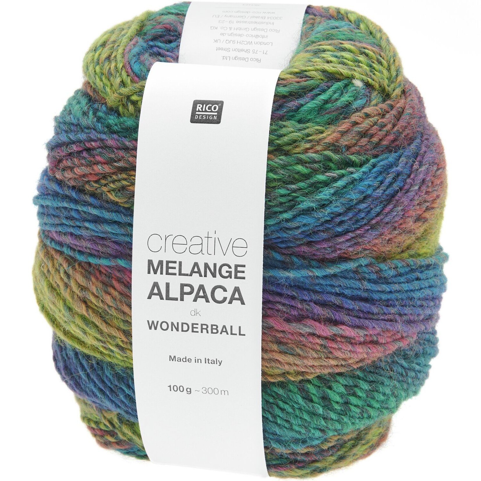 Rico Melange Alpaca Wonderball dk 8 Aqua