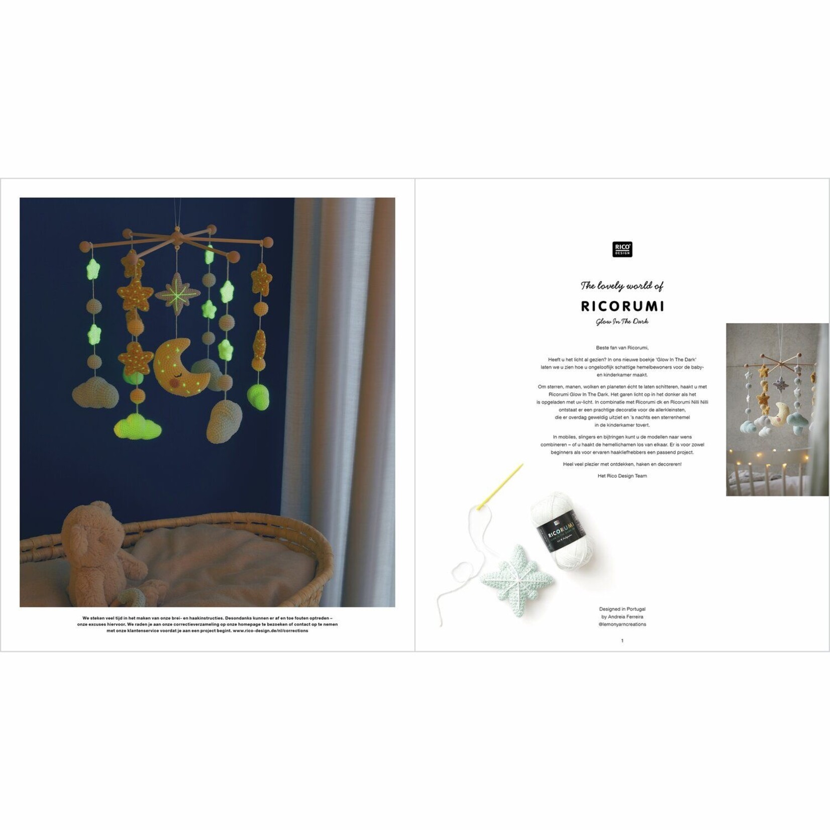 Rico Haakboek Ricorumi Glow in the Dark