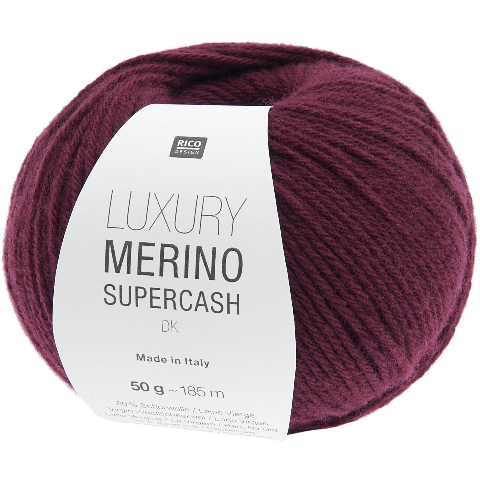 Rico Merino Supercash dk 3 Burgundy