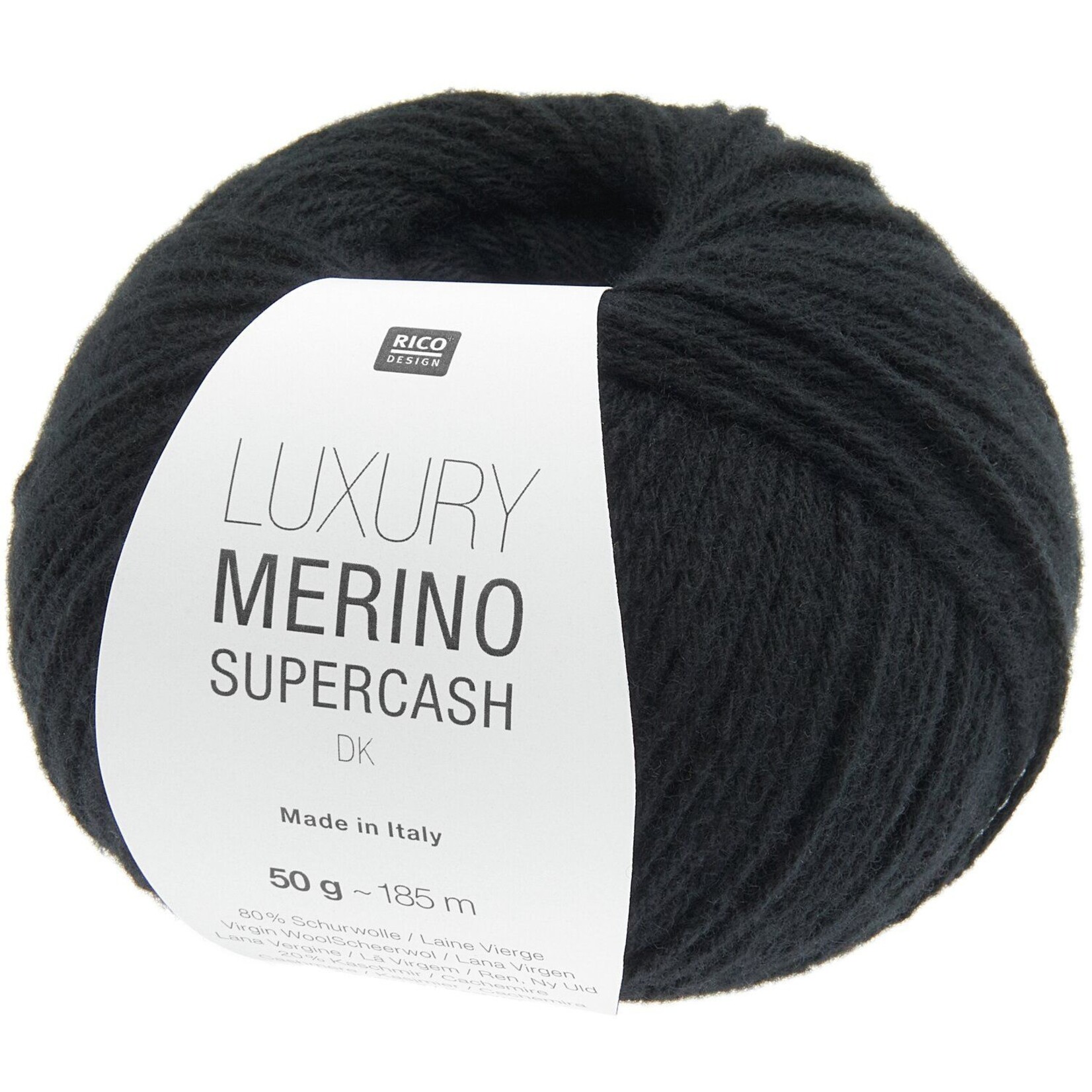 Rico Merino Supercash dk 7 Black