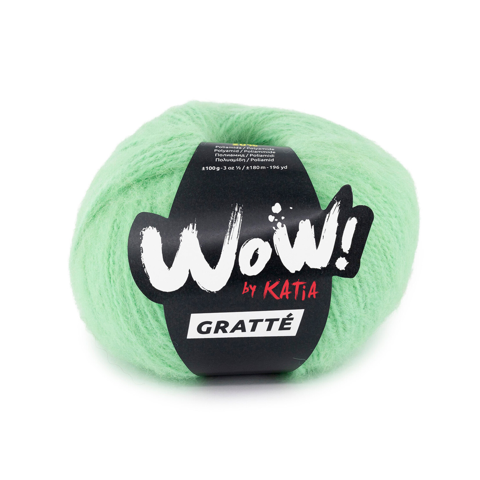 Katia WOW Gratté 205 - Fluo munt