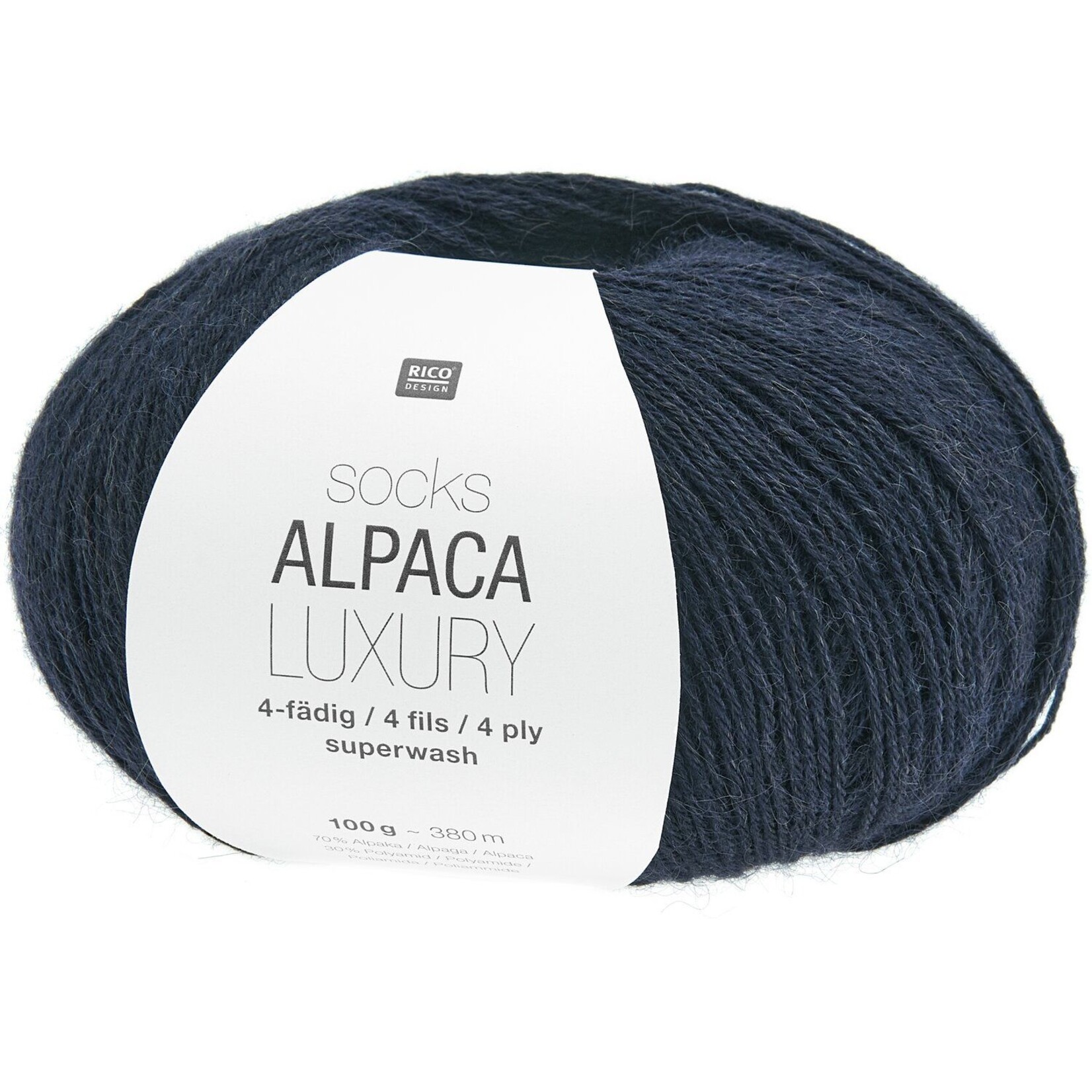 Rico Socks Alpaca Luxury 5 Navy Blue