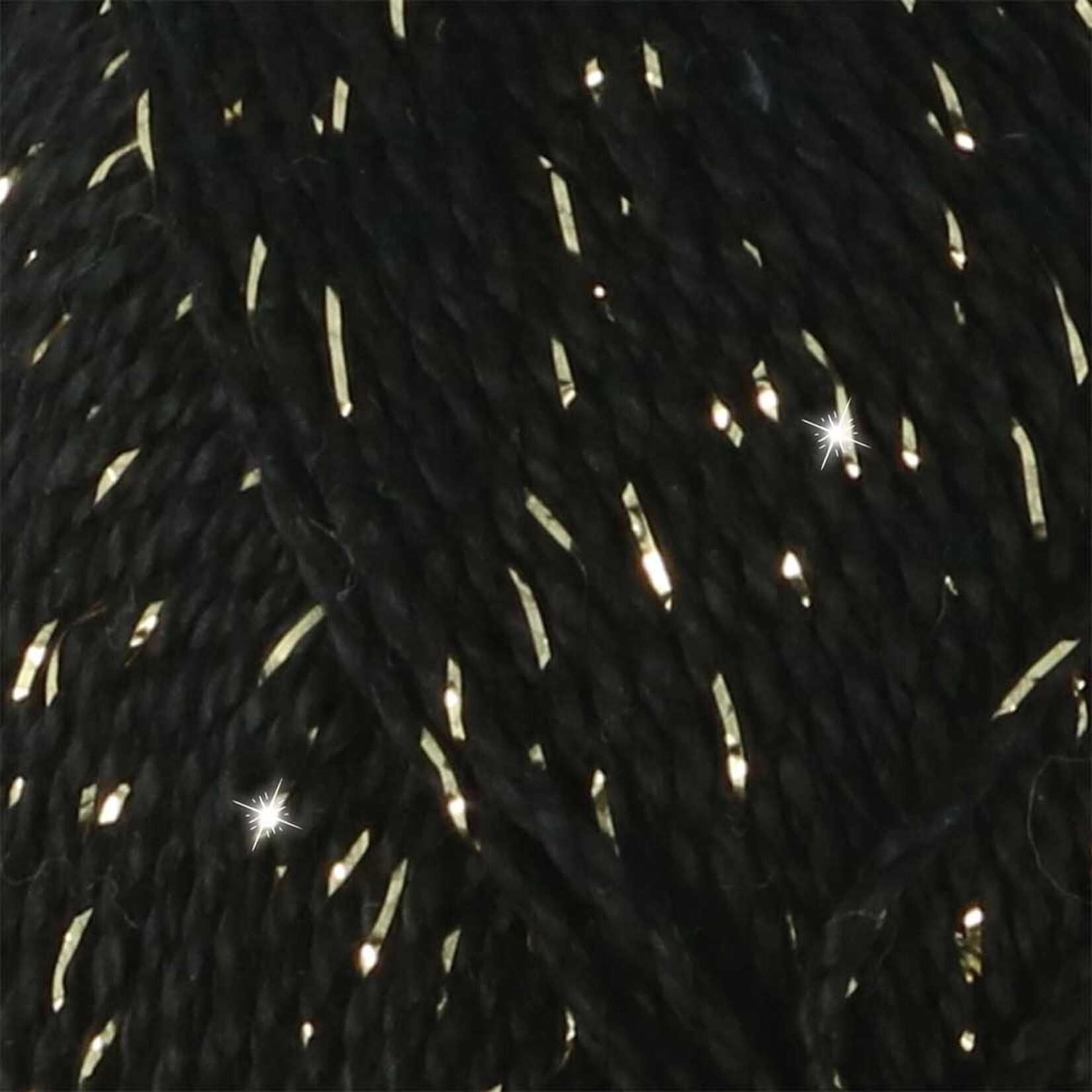 Scheepjes Catona Shine 110-G Jet Black - Gold