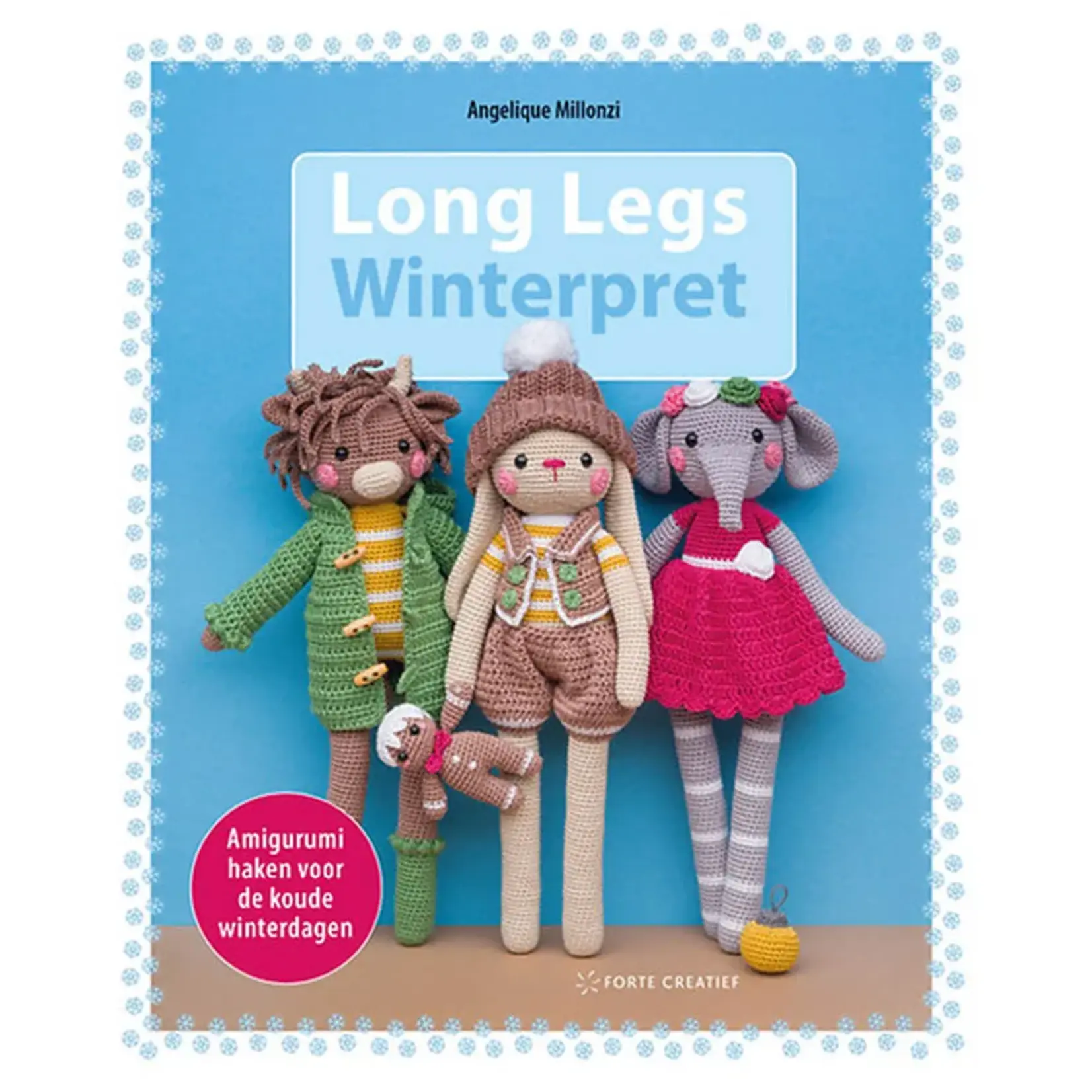 Forte Creatief Haakboek Long Legs Winterpret