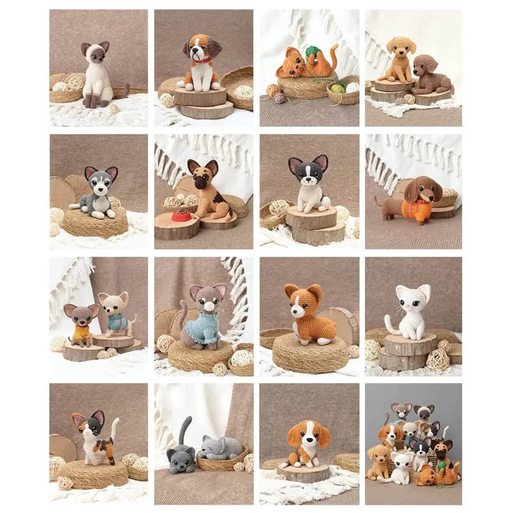 Pelckmans Haakboek Amigurumi Honden en katten