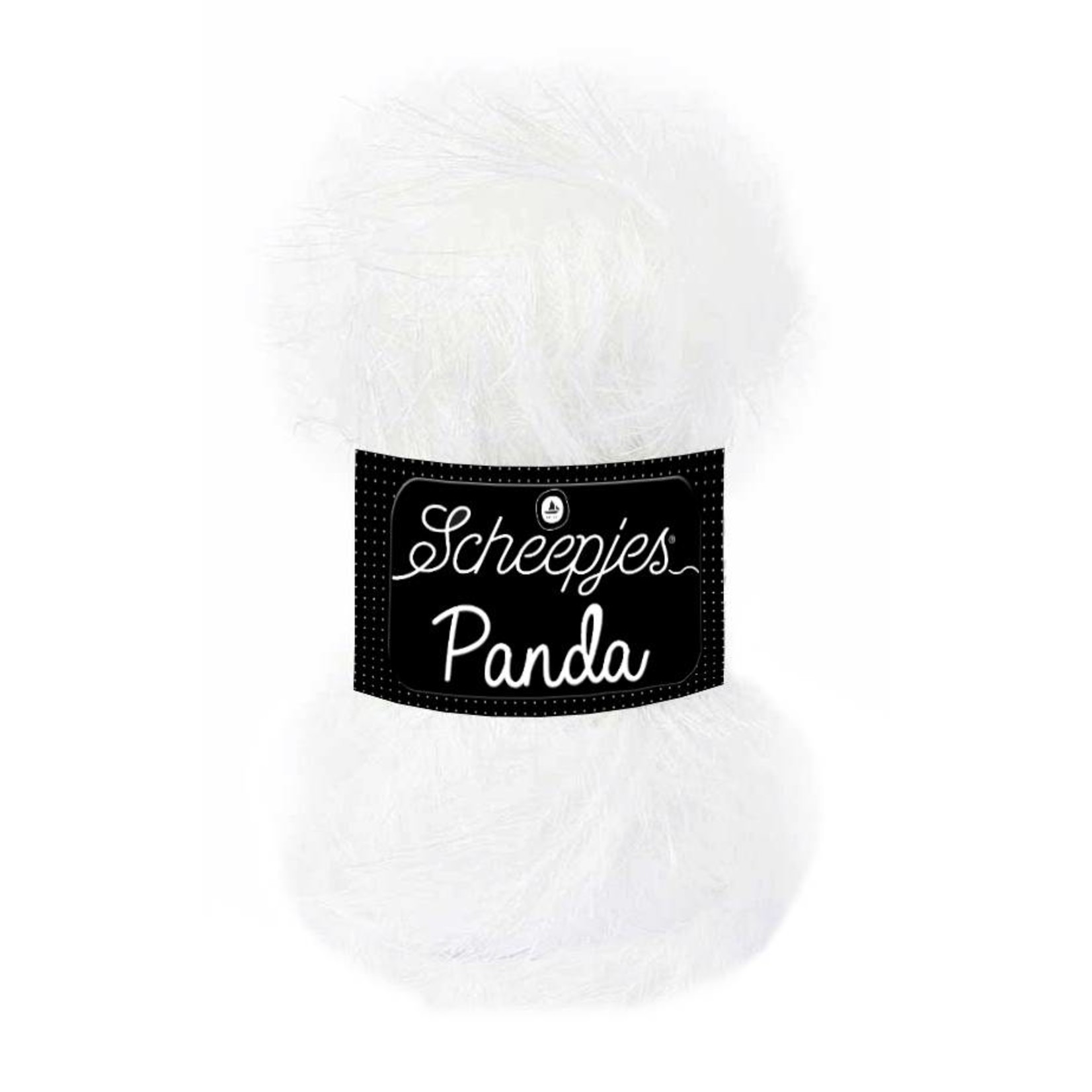 Scheepjes Panda 580 - Wit - Harige wol