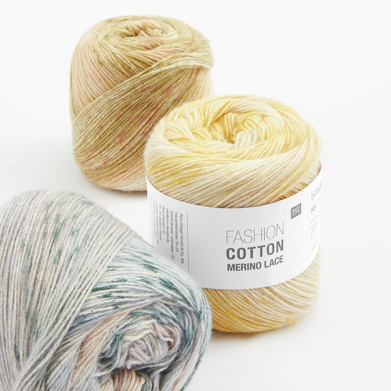 Rico Cotton Merino Lace 12 Lemons