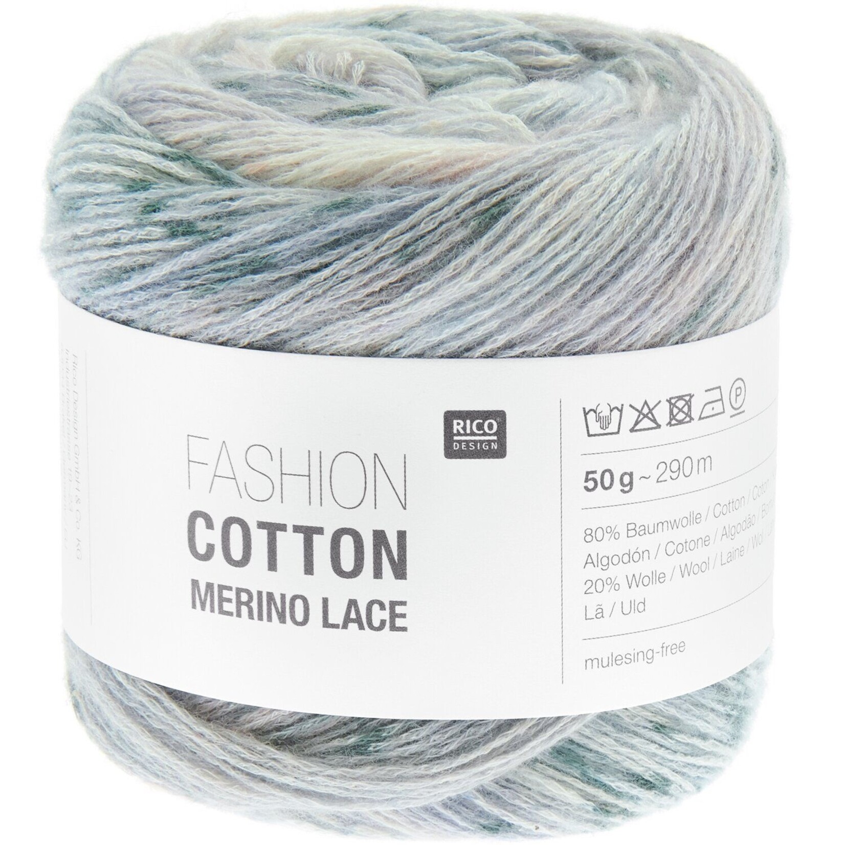 Rico Cotton Merino Lace 14 Blueberries