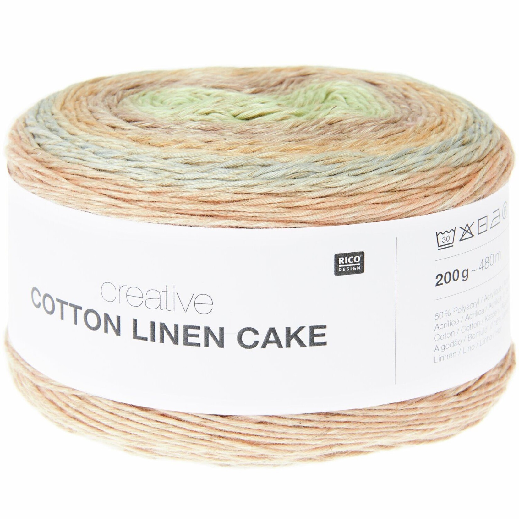 Rico Cotton Linen Cake 1 Pastel