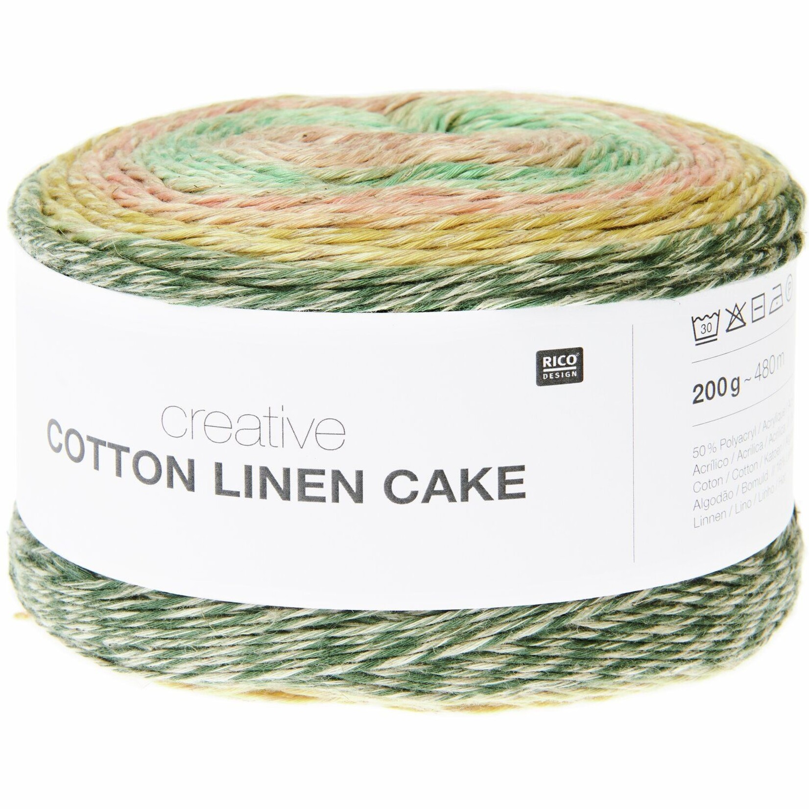Rico Cotton Linen Cake 4 Fresh Shades