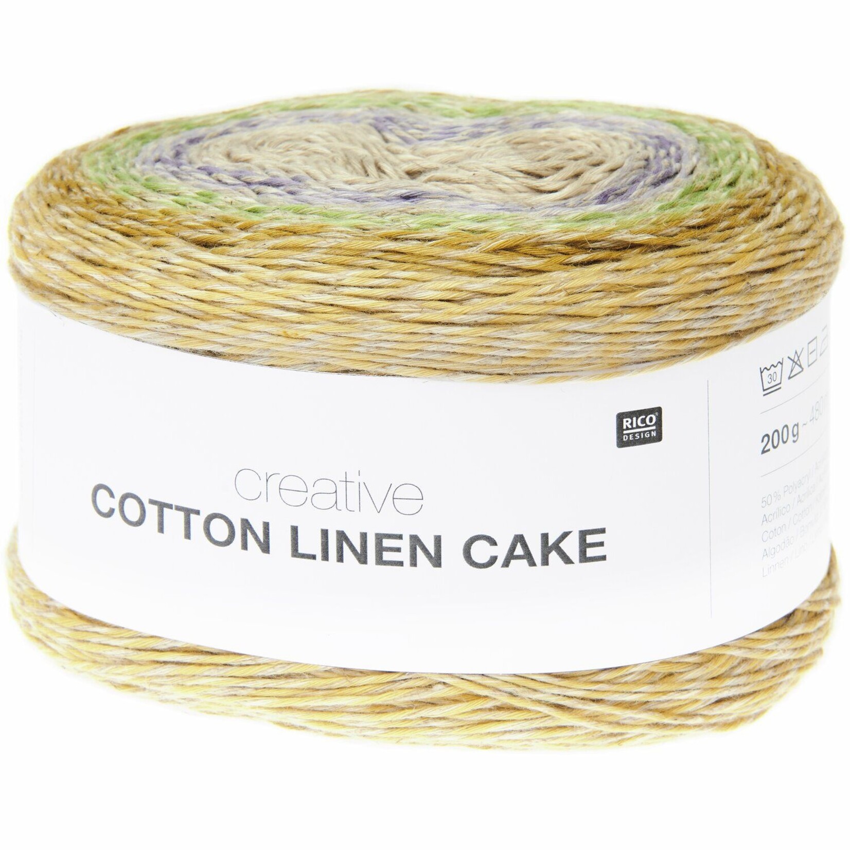 Rico Cotton Linen Cake 5 Calm Shades