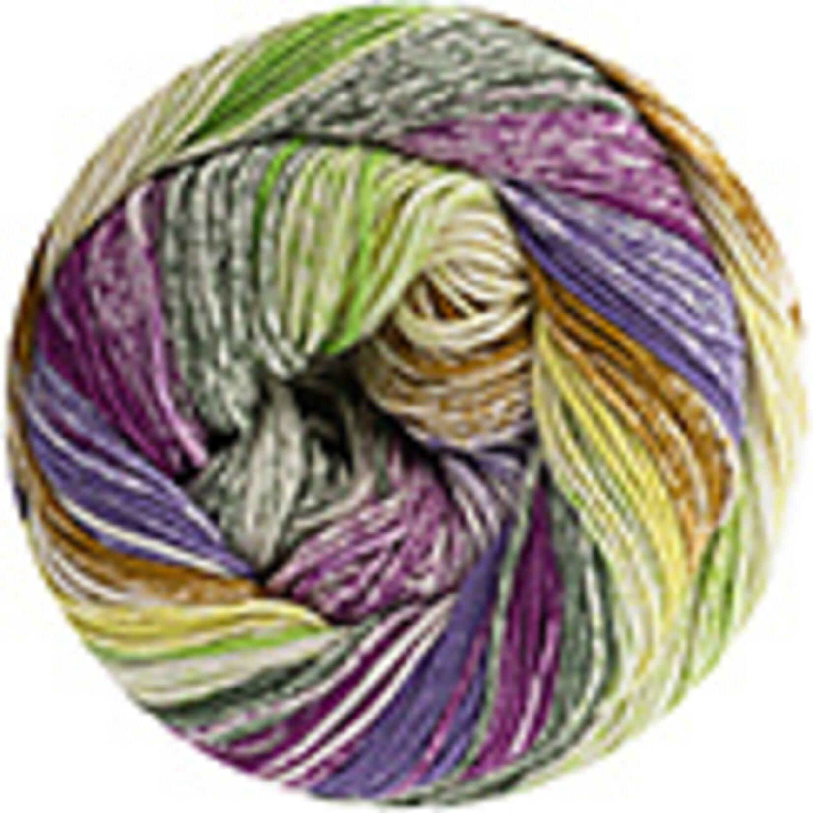 Katia Fair Cotton Arlequino 251 Oker-Groen-Paars