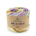 Katia Fair Cotton Arlequino 251 Oker-Groen-Paars