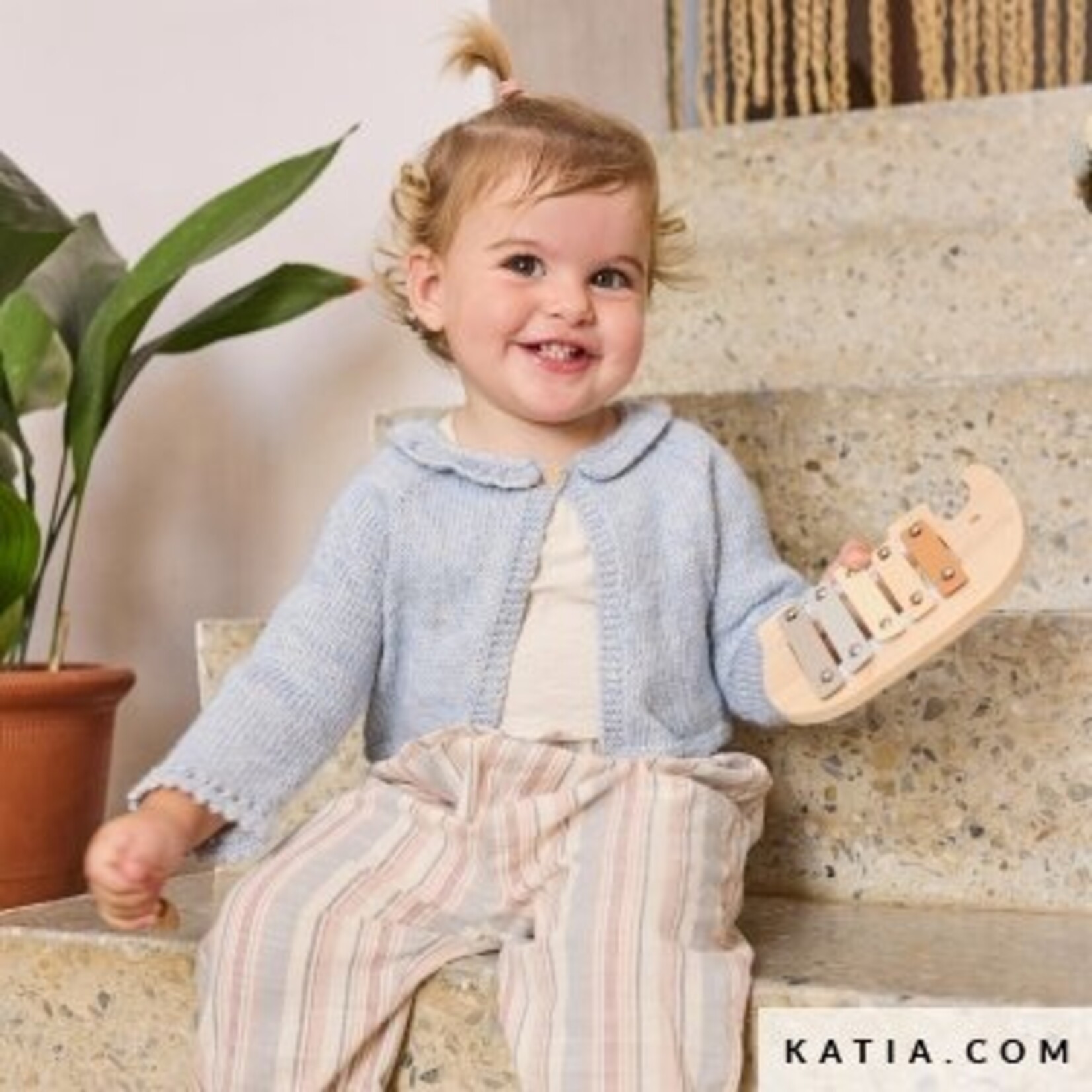 Katia Puro Cotone 61 Koningsblauw
