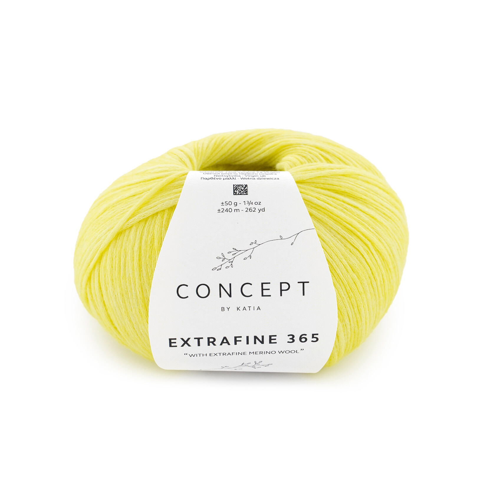 Katia Extrafine 365 300 Citroengeel