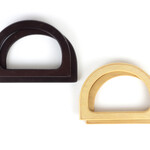 Rico D-vormige houten handvatten voor tassen