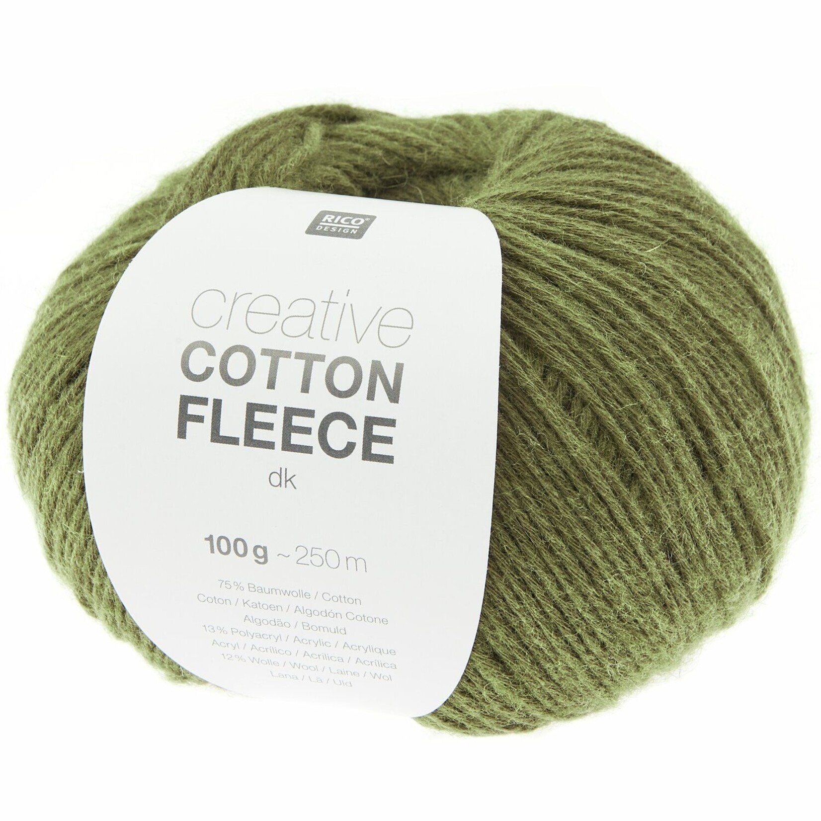 Rico Cotton Fleece dk 16 Olive