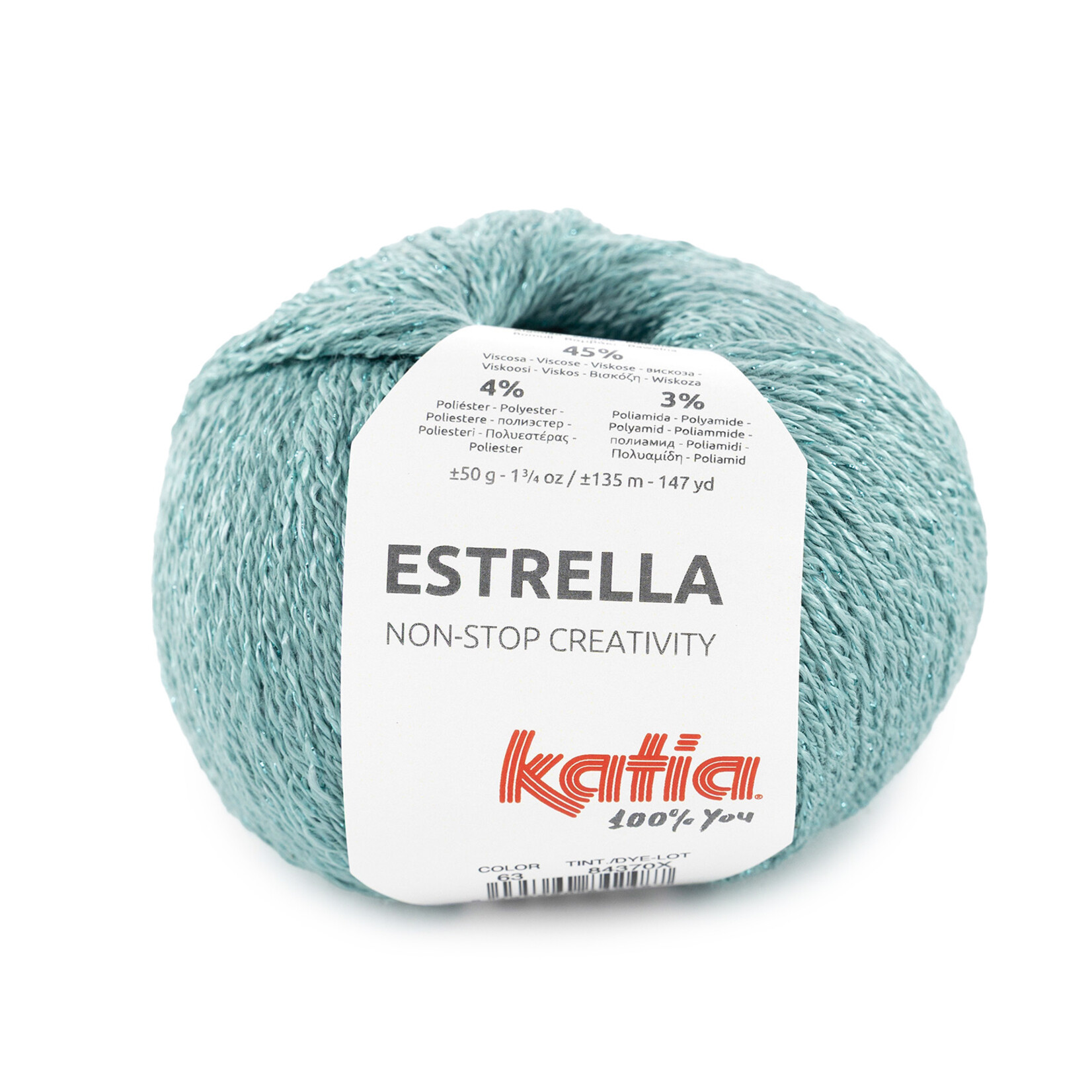 Katia Estrella 63 Turquoise-Briljantblauw
