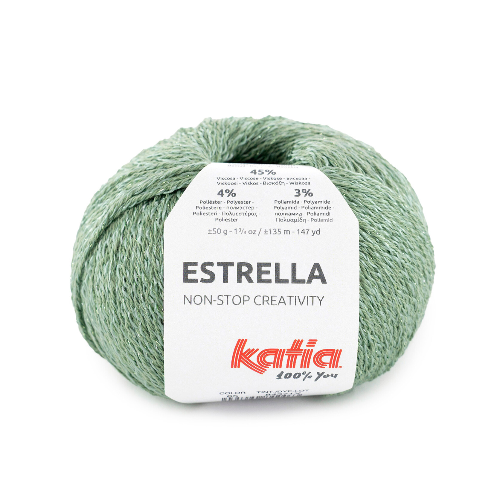 Katia Estrella 65 Kaki-Felgroen