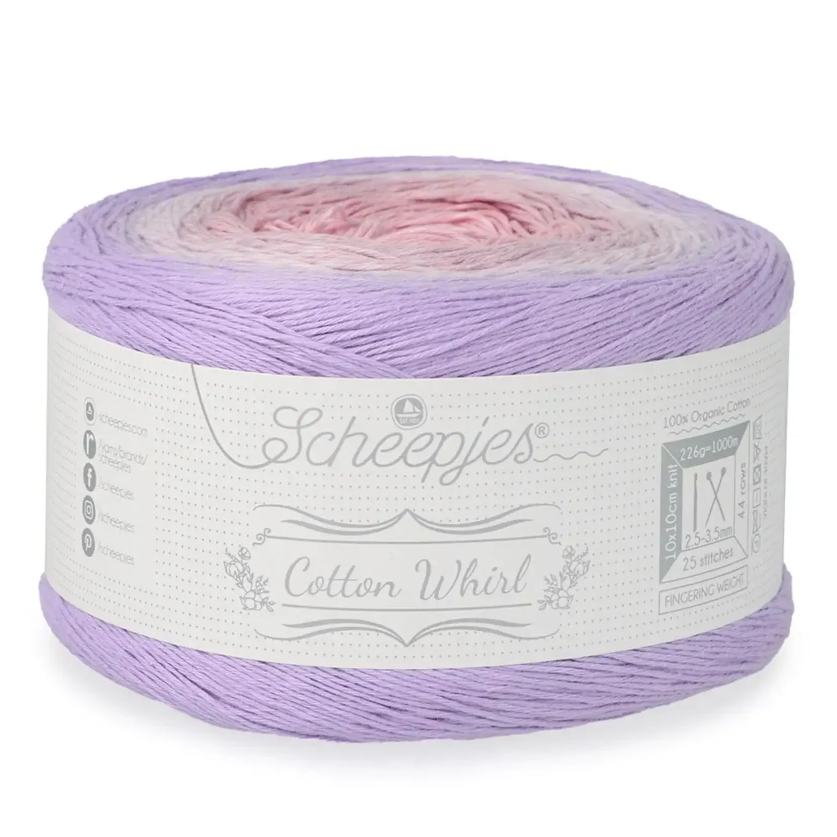 Scheepjes Cotton Whirl  743 Mystic Mauve