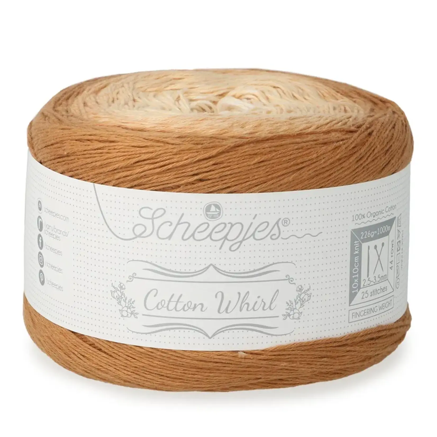 Scheepjes Cotton Whirl  744 Enchanted Sands