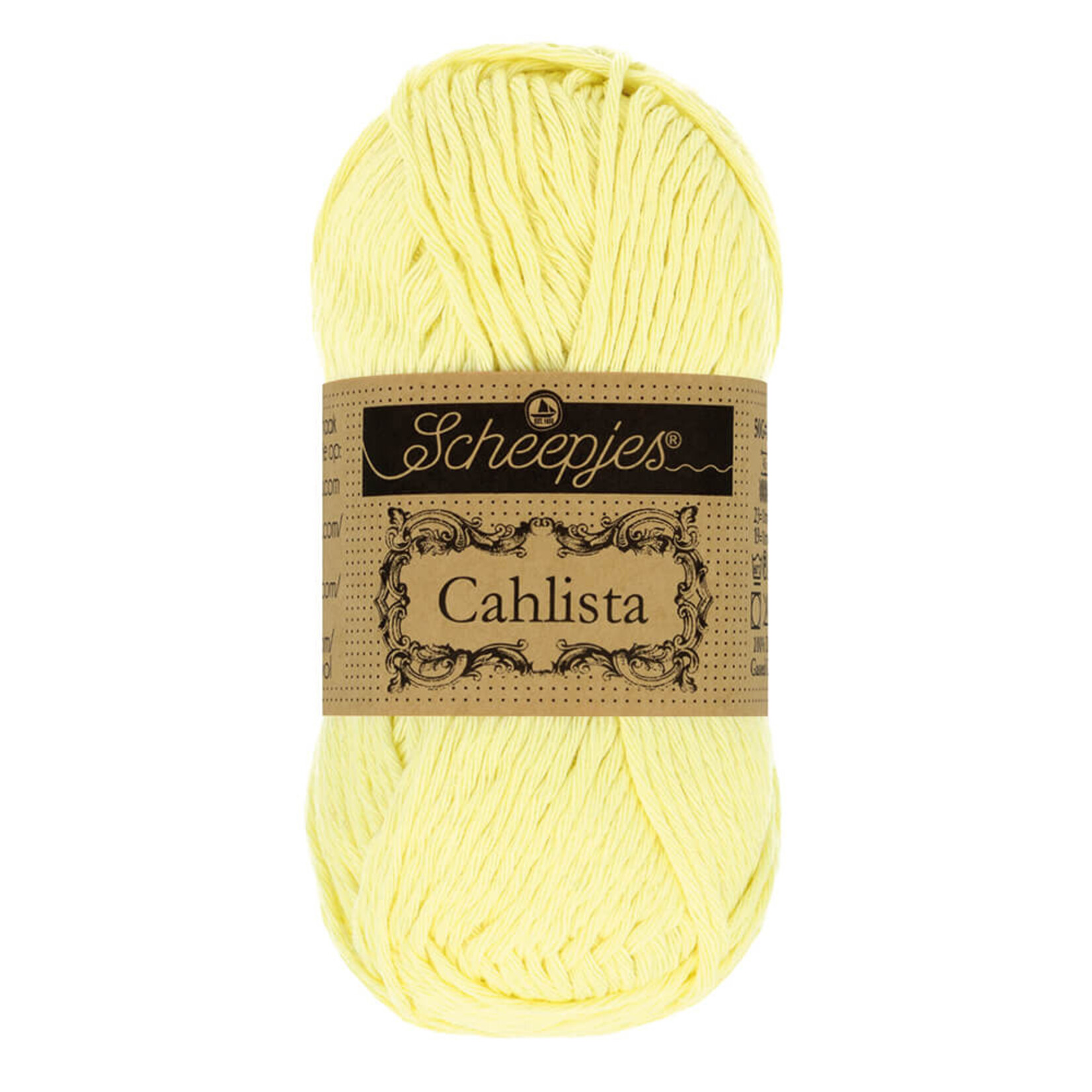 Scheepjes Cahlista 100 Lemon Chiffon